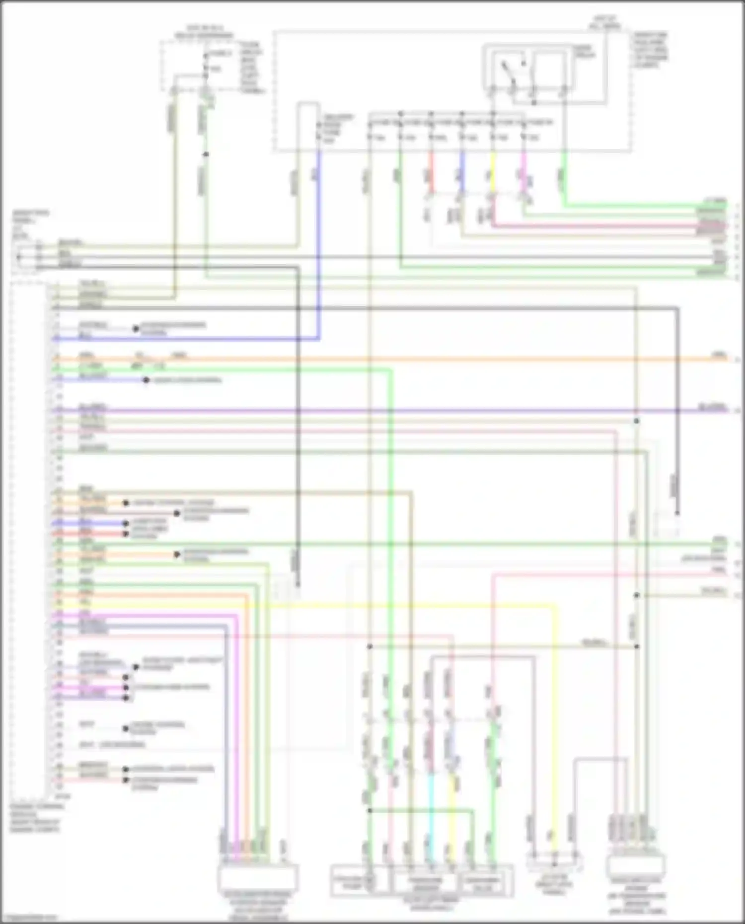 Wiring diagram accelerator pedal position sensor for Subaru Legacy BN/BS (2014-2017) (3 of 3)