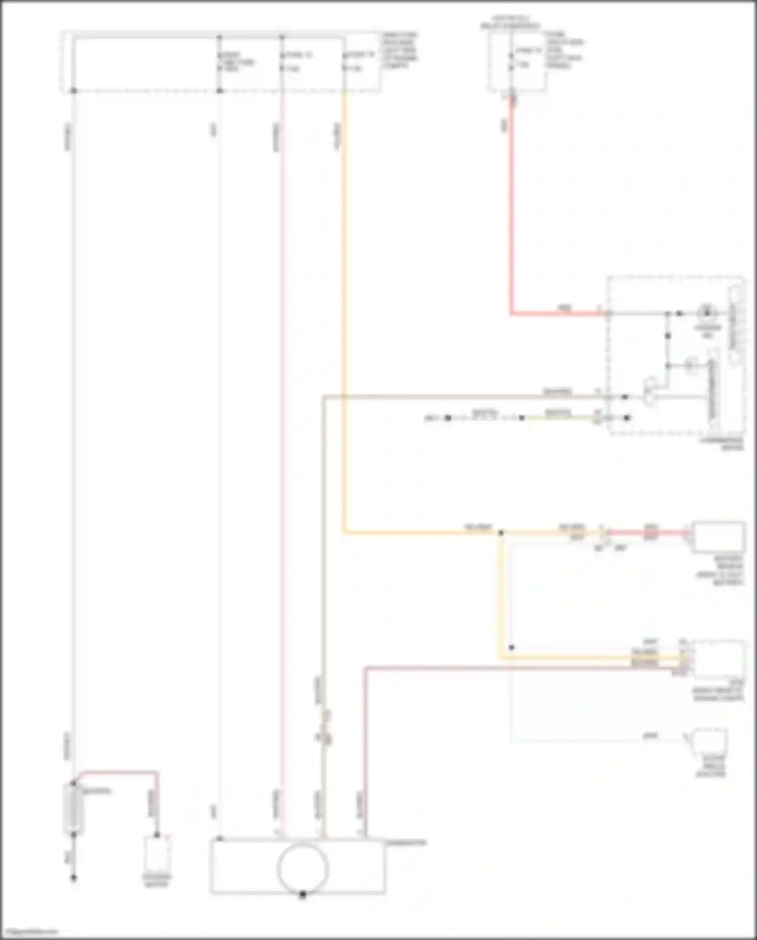 Wiring diagram battery sensor for Subaru Legacy BN/BS (2014-2017) (1 of 2)