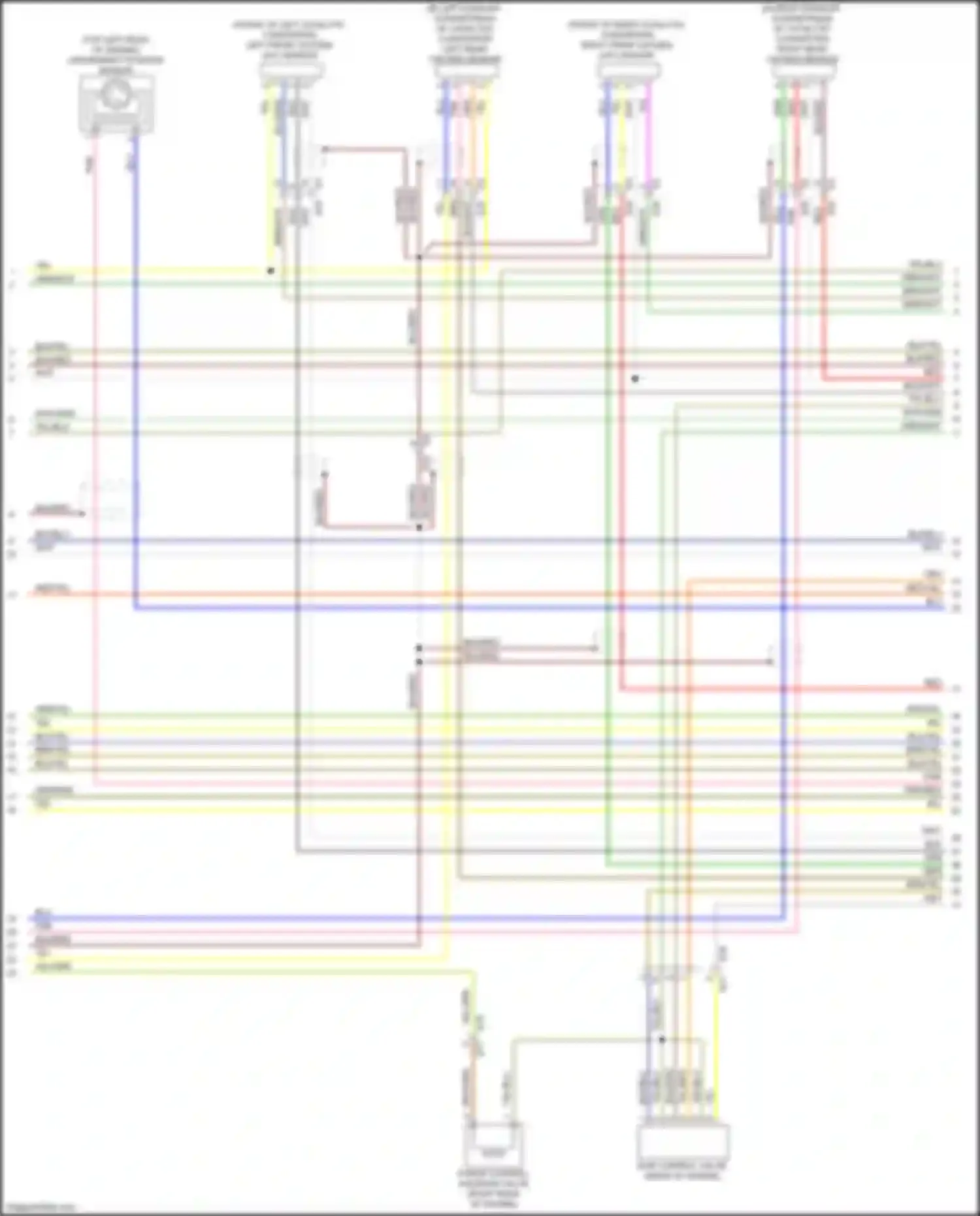 Wiring diagram blk/org for Subaru Legacy BN/BS (2014-2017) (3 of 3)