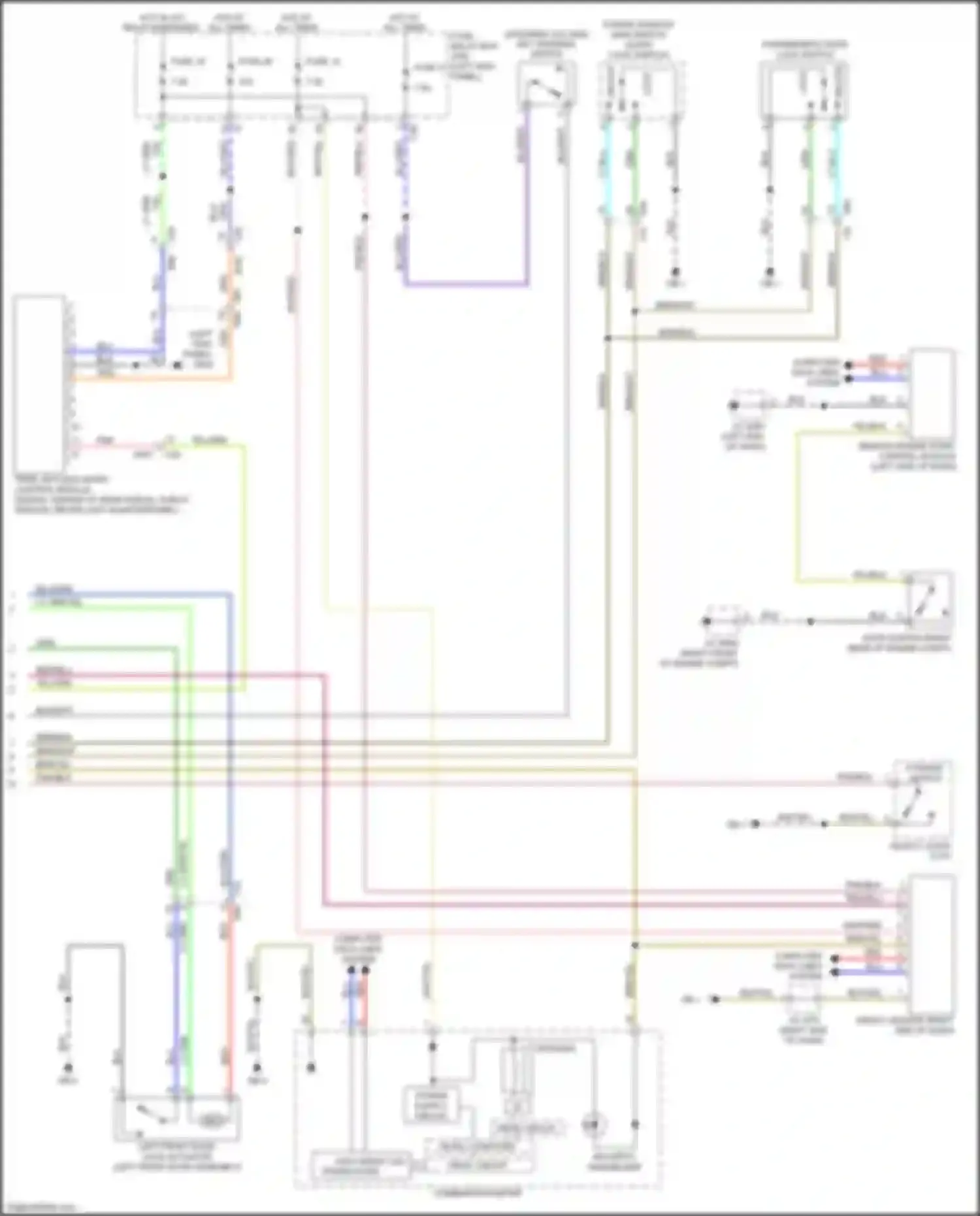Wiring diagram combination meter for Subaru Legacy BN/BS (2014-2017) (13 of 44)