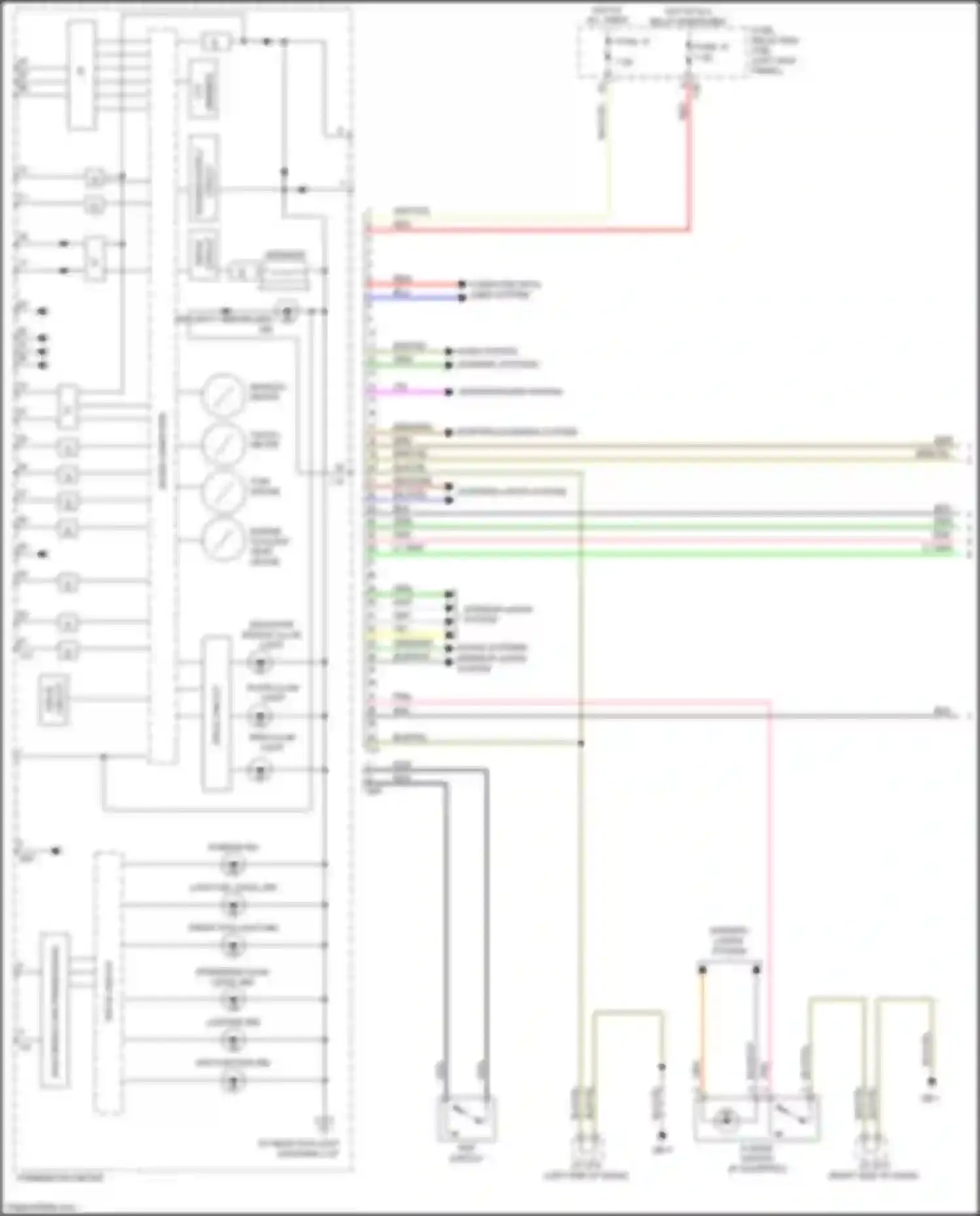 Wiring diagram drive circuit for Subaru Legacy BN/BS (2014-2017) (18 of 32)