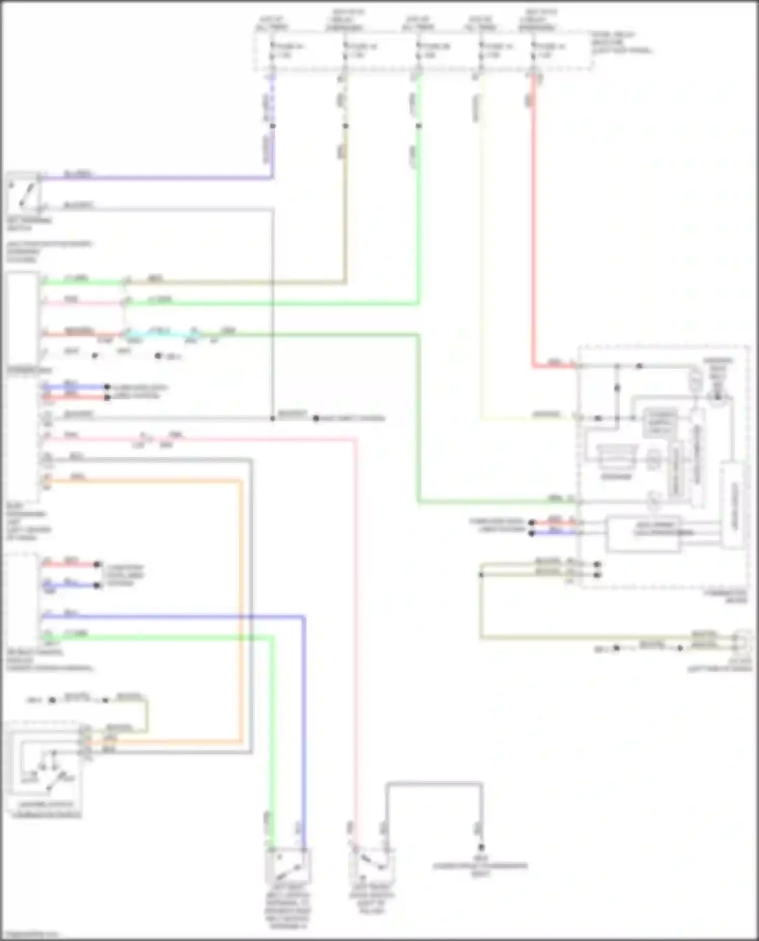 Wiring diagram drive circuit for Subaru Legacy BN/BS (2014-2017) (23 of 32)