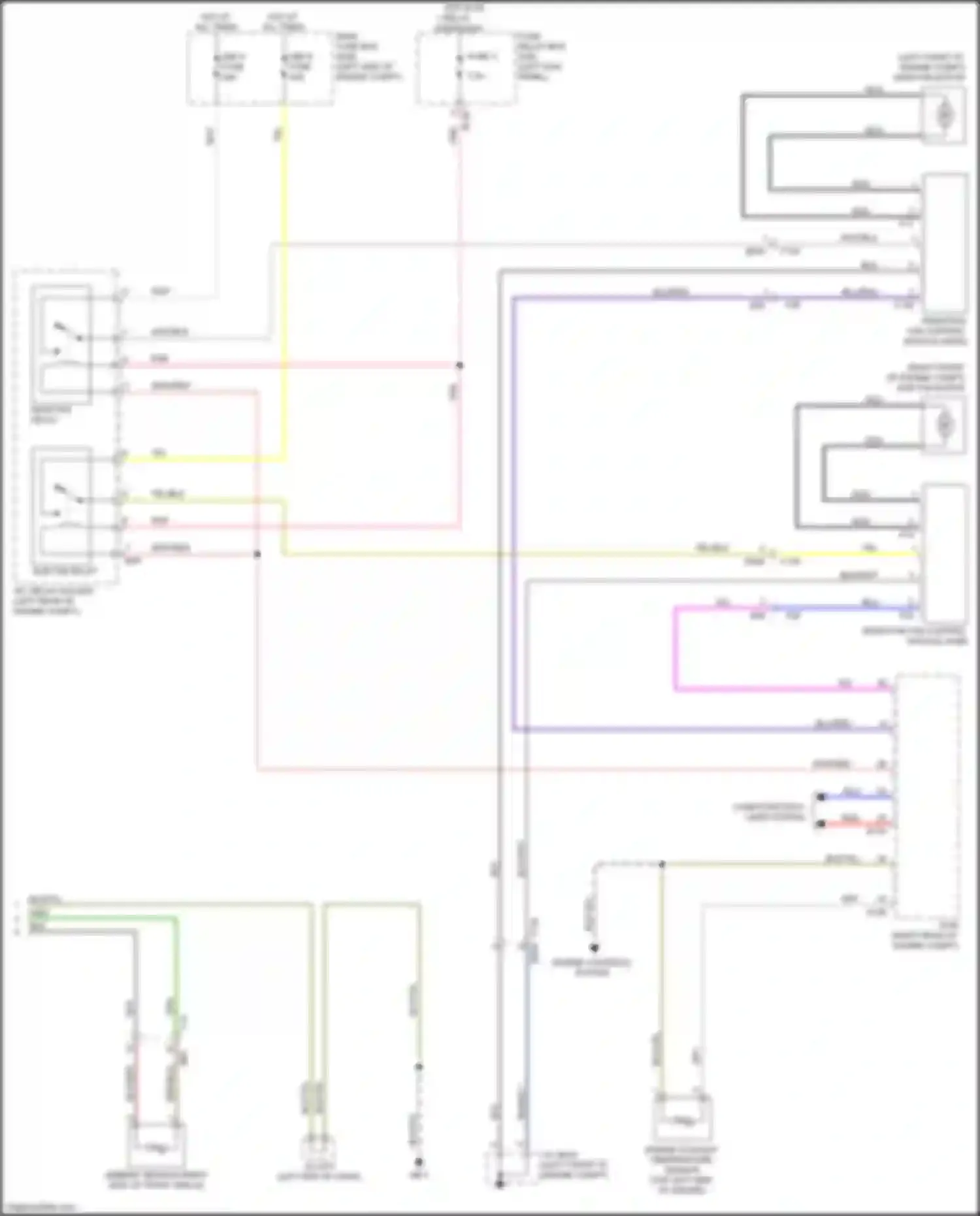 Wiring diagram engine coolant temperature sensor for Subaru Legacy BN/BS (2014-2017) (4 of 7)