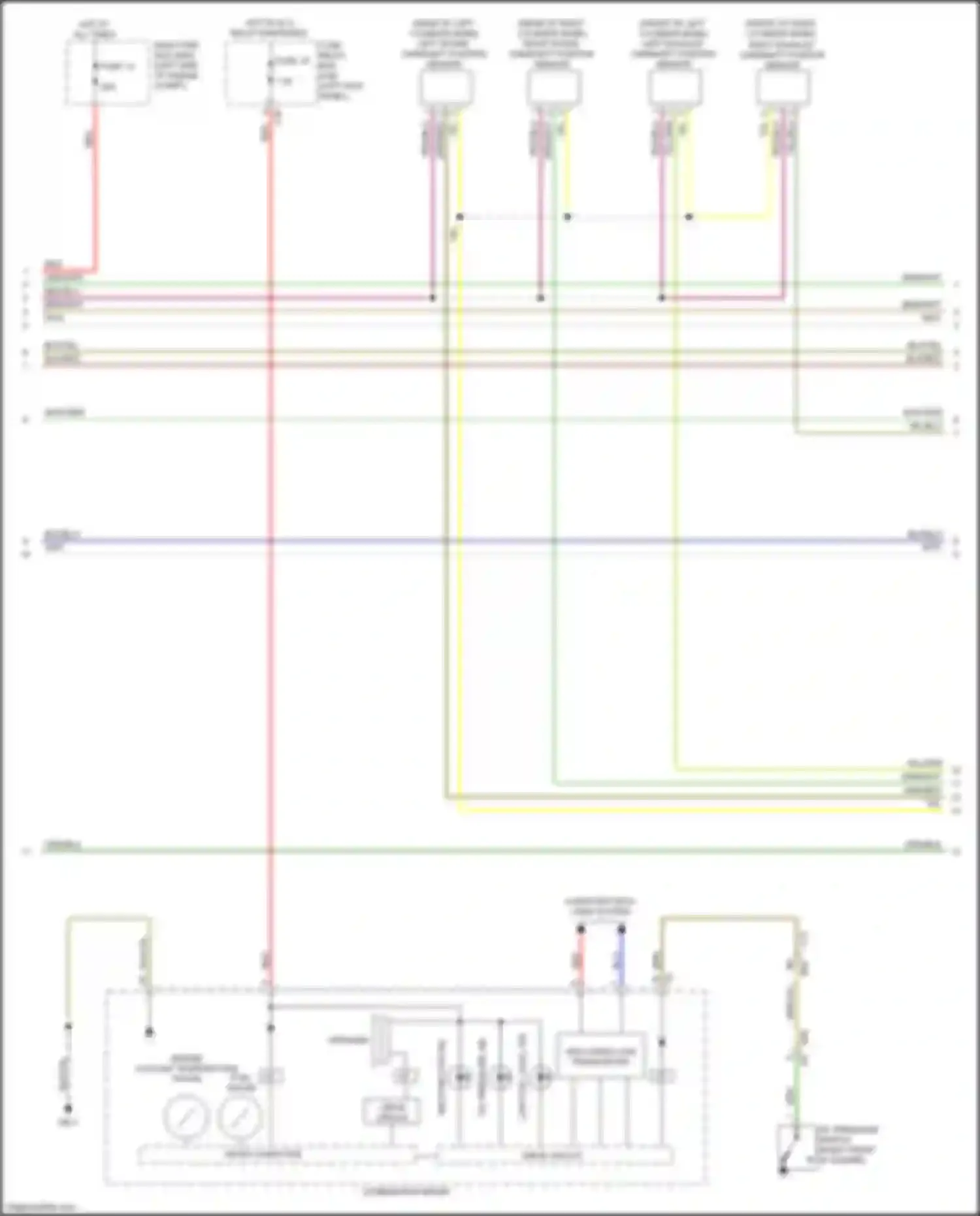 Wiring diagram fuse 13 for Subaru Legacy BN/BS (2014-2017) (3 of 3)