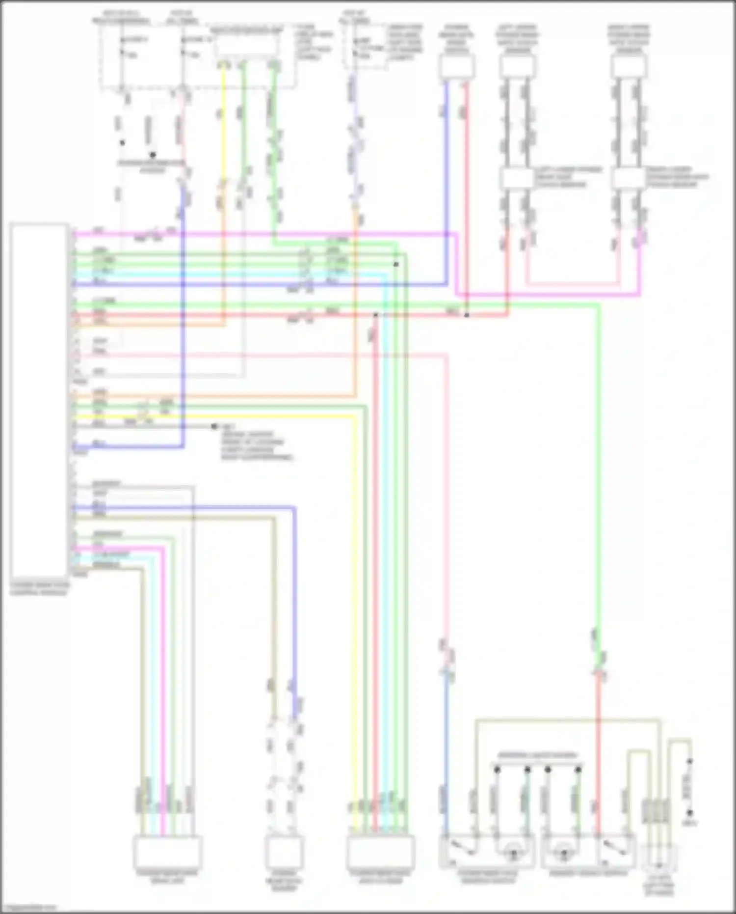 Wiring diagram fuse 14 for Subaru Legacy BN/BS (2014-2017) (19 of 38)