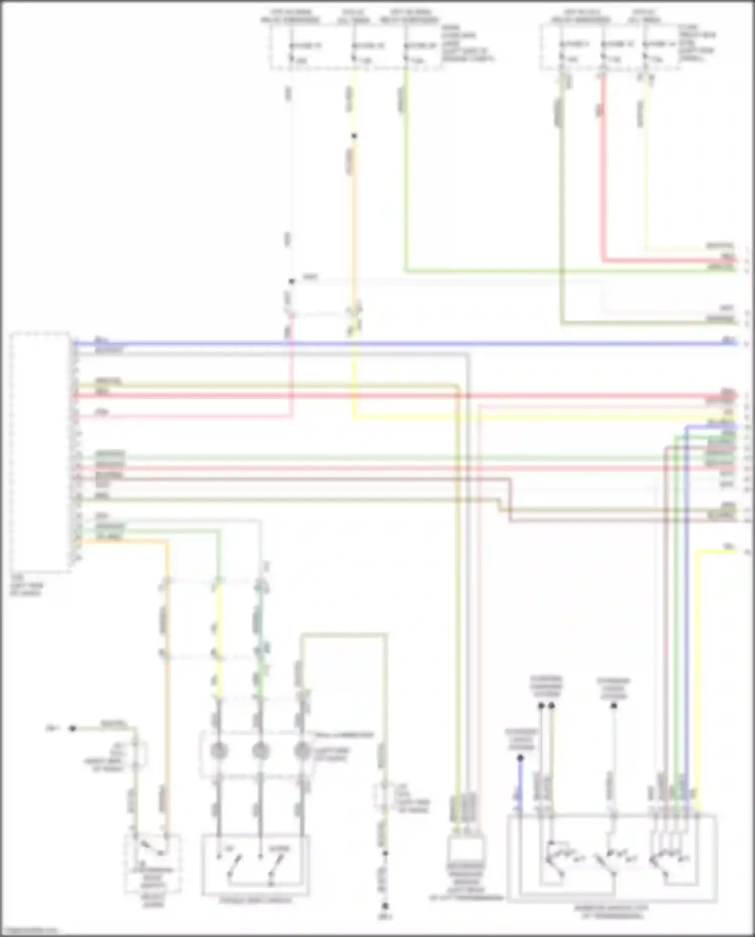 Wiring diagram fuse 16 for Subaru Legacy BN/BS (2014-2017) (1 of 7)