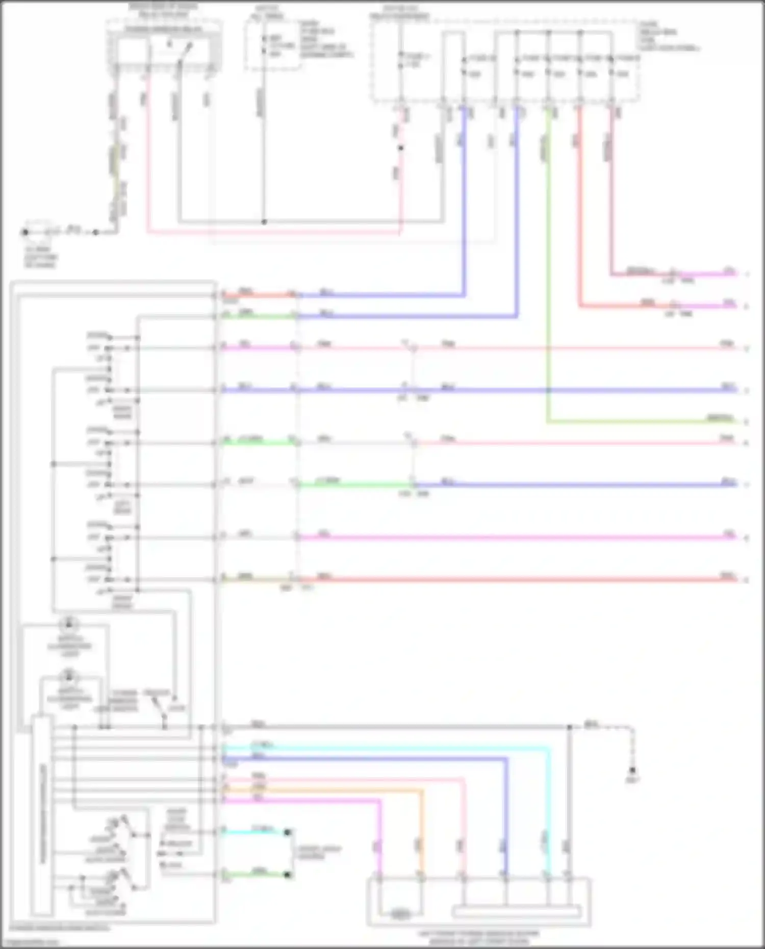 Wiring diagram fuse 24 for Subaru Legacy BN/BS (2014-2017) (4 of 6)