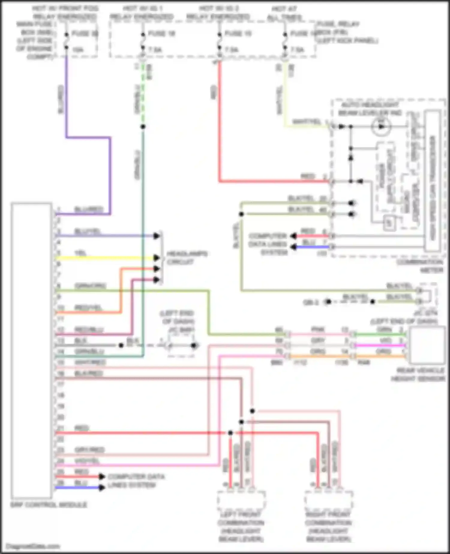Wiring diagram (if for Subaru Legacy BN/BS (2014-2017) (17 of 39)