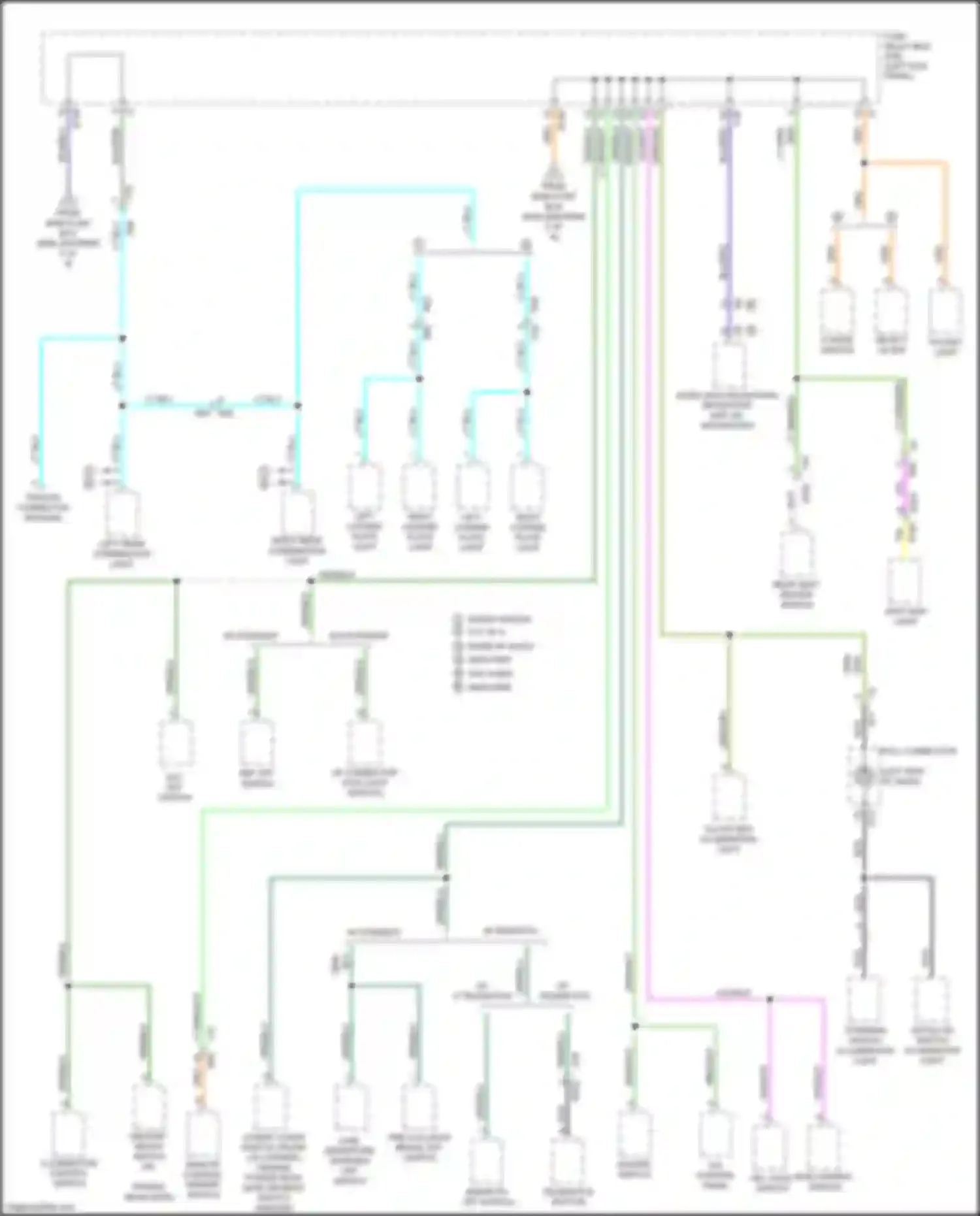 Wiring diagram memory height switch for Subaru Legacy BN/BS (2014-2017) (3 of 4)