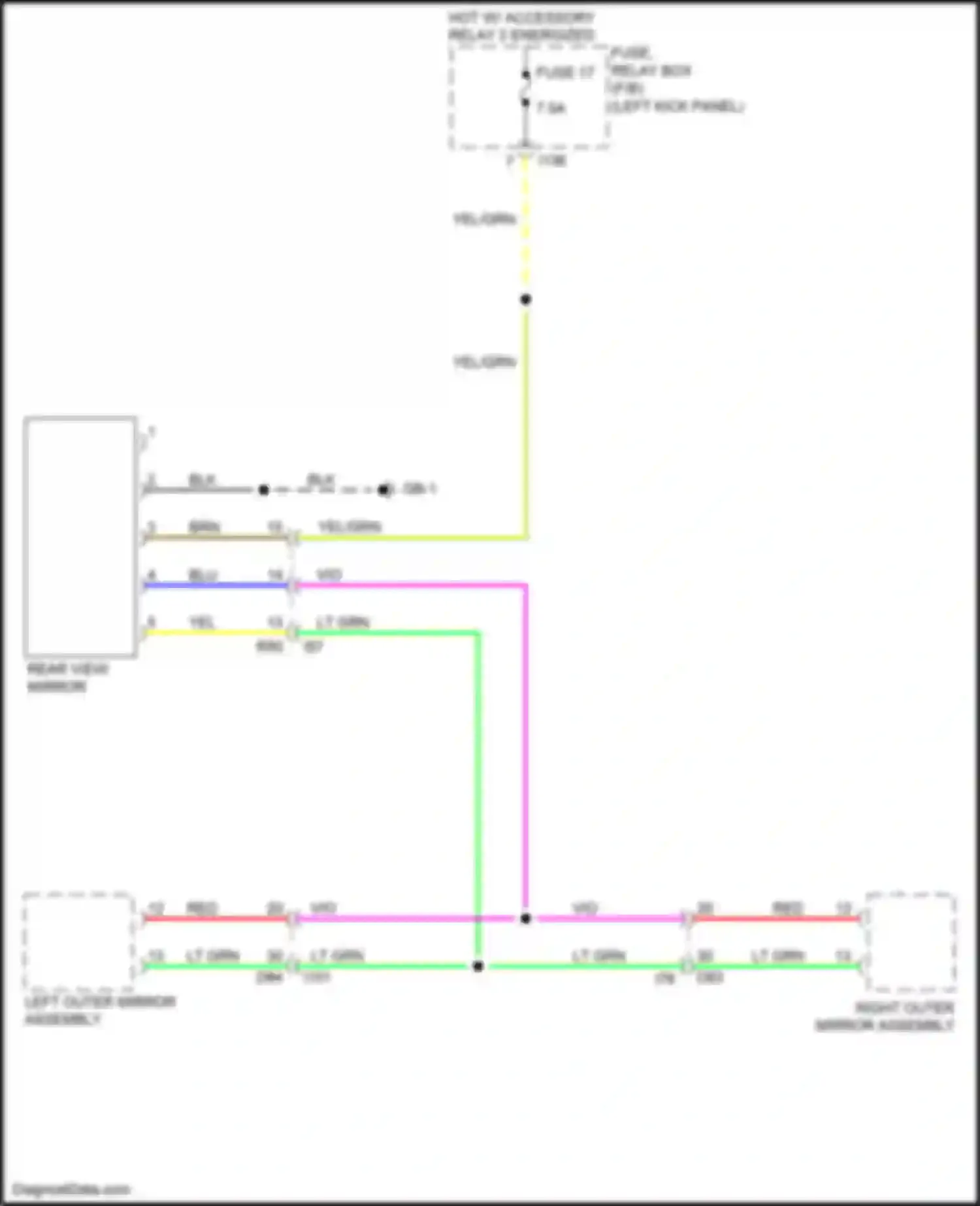 Wiring diagram red for Subaru Legacy BN/BS (2014-2017) (32 of 123)