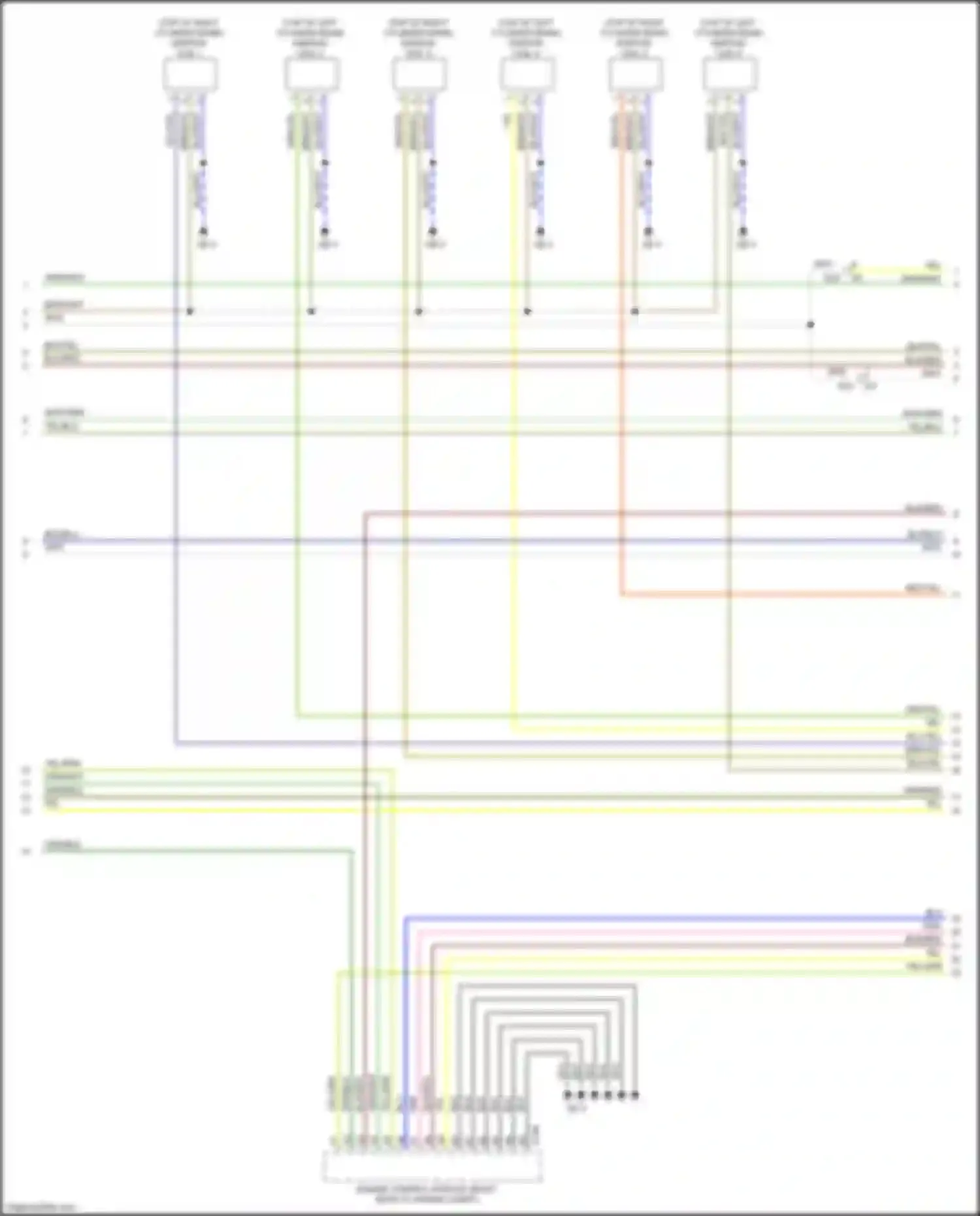 Wiring diagram yel/blu for Subaru Legacy BN/BS (2014-2017) (27 of 28)