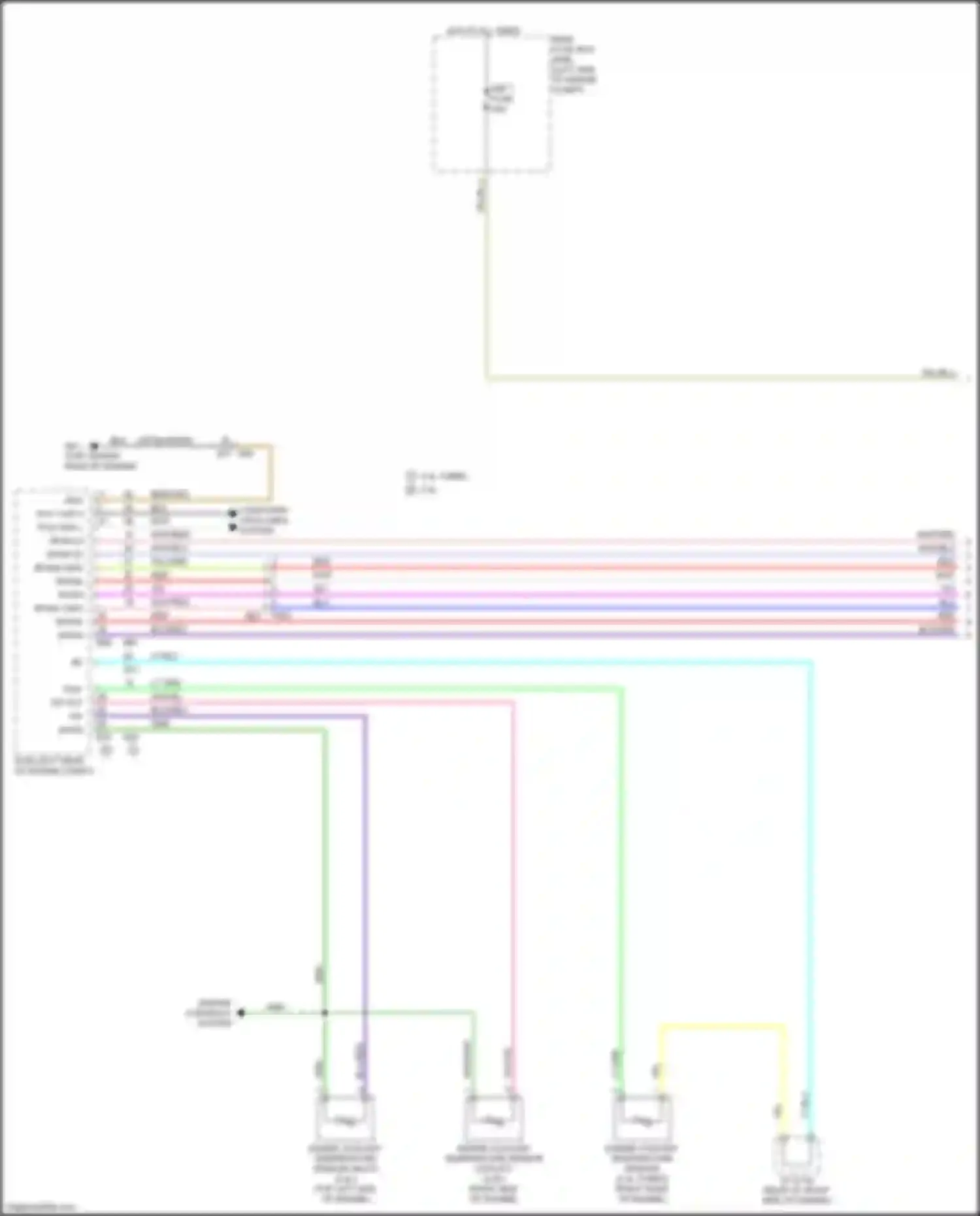 Legacy Subaru BW (2019-2024): Cooling fan circuit (1 of 2)
