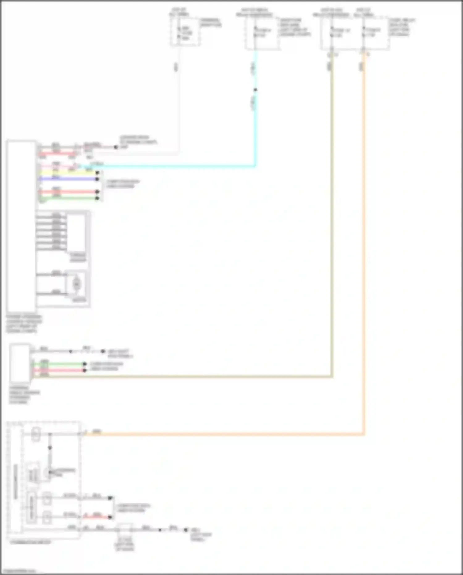 Legacy Subaru BW (2019-2024): Electronic power steering circuit