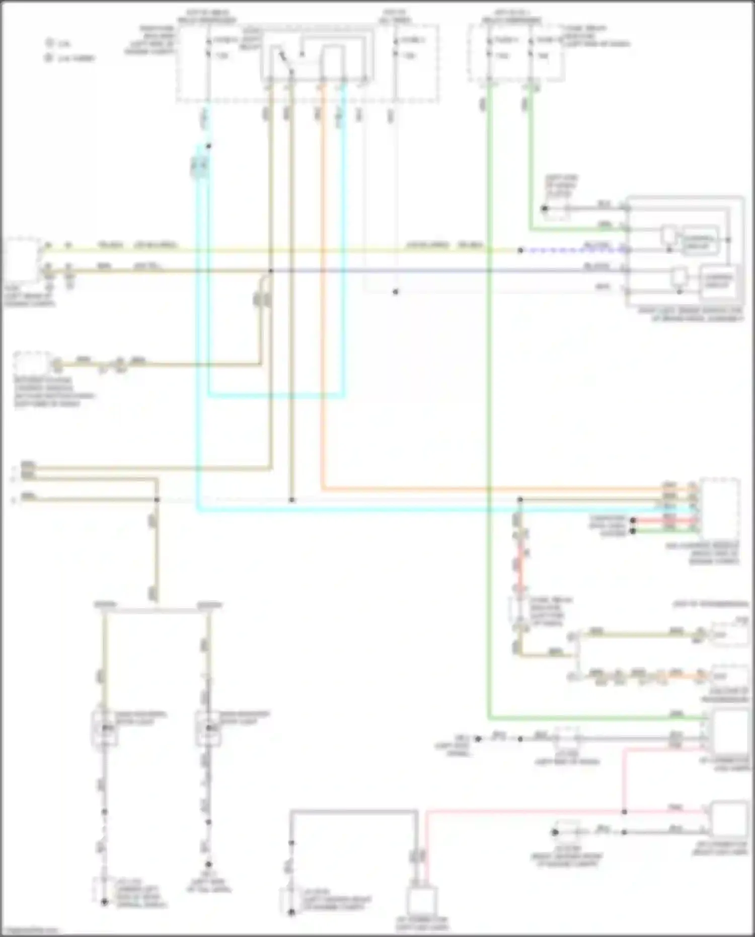 Legacy Subaru BW (2019-2024): Exterior lamps circuit (4 of 4)