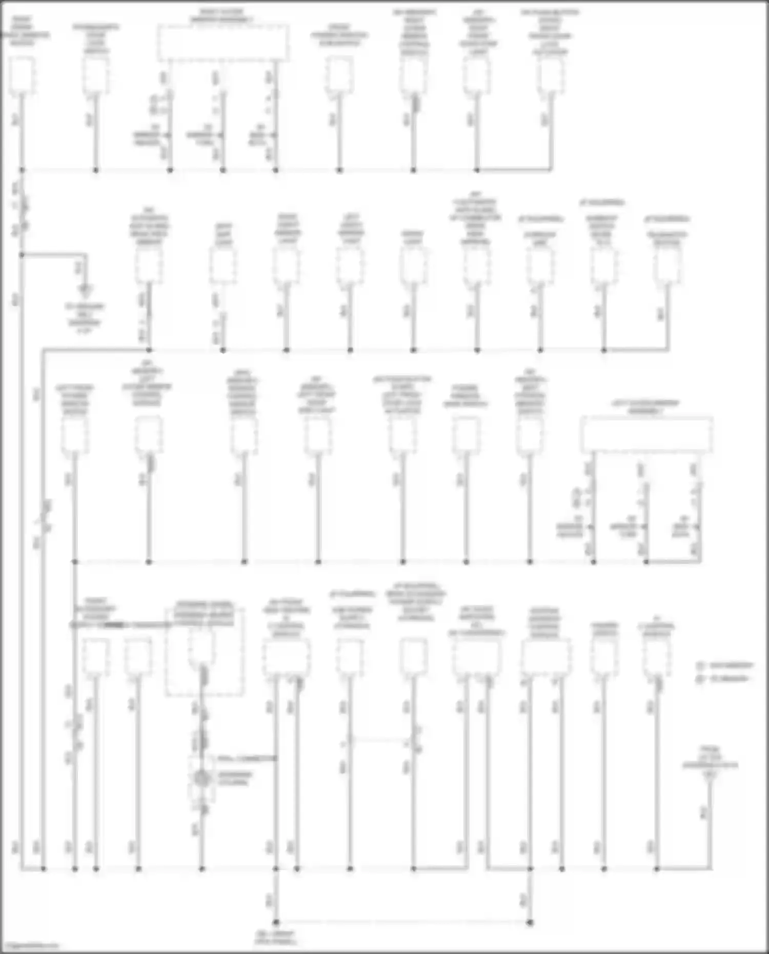 Legacy Subaru BW (2019-2024): Ground distribution circuit (4 of 5)