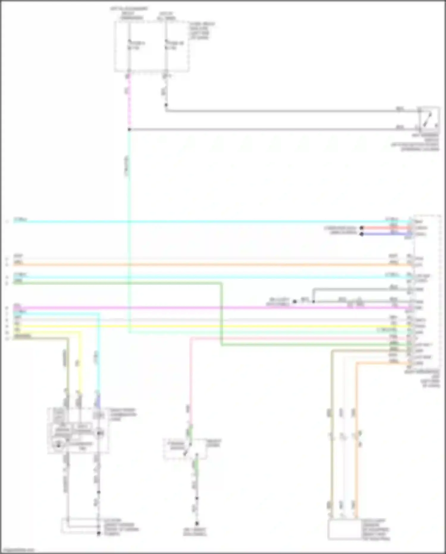 Legacy Subaru BW (2019-2024): Headlamps circuit (3 of 3)