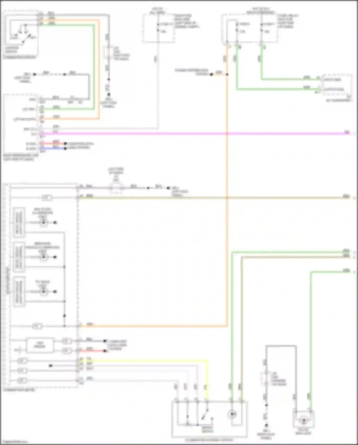 Legacy Subaru BW (2019-2024): Instrument illumination circuit (1 of 3)