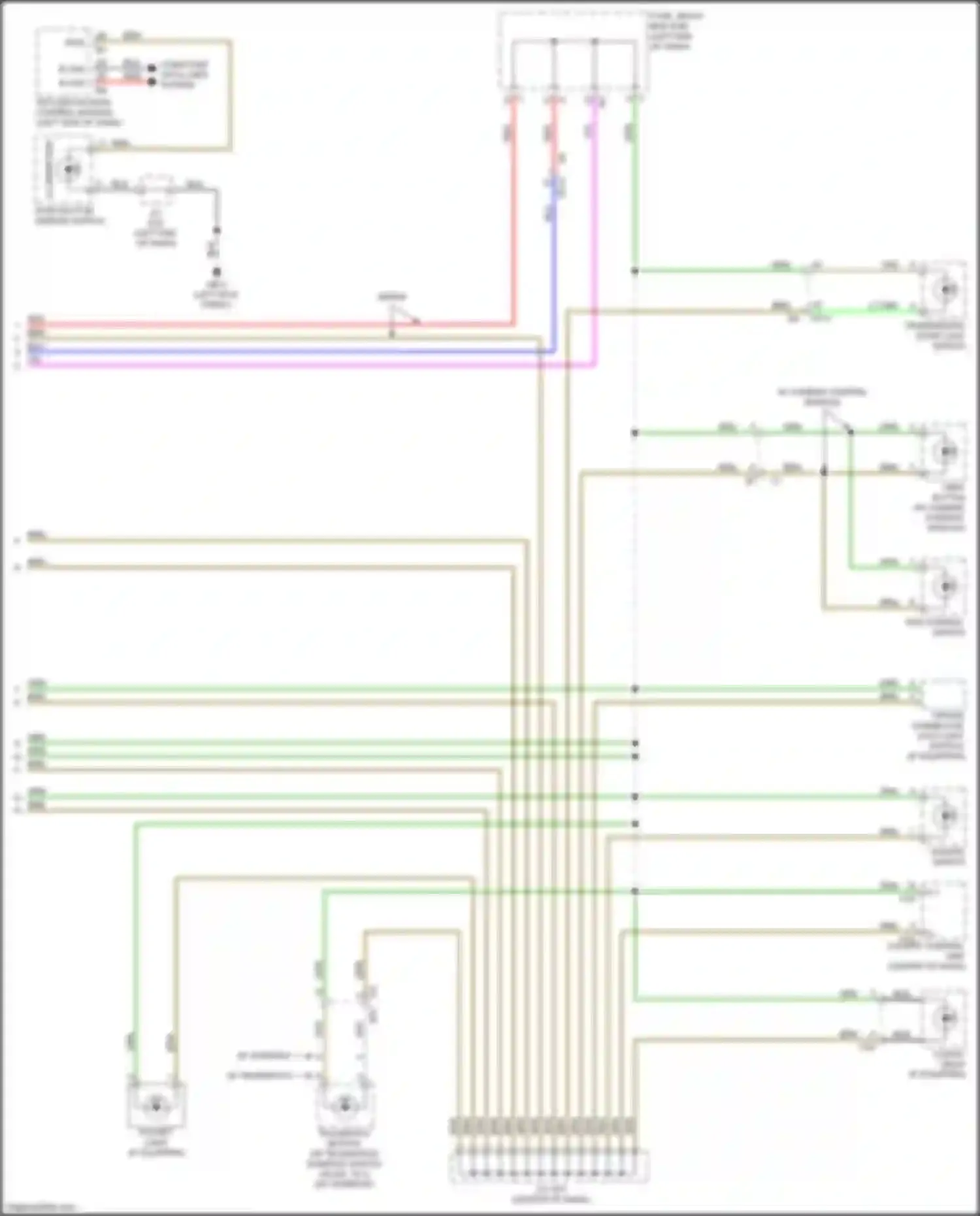 Legacy Subaru BW (2019-2024): Instrument illumination circuit (3 of 3)