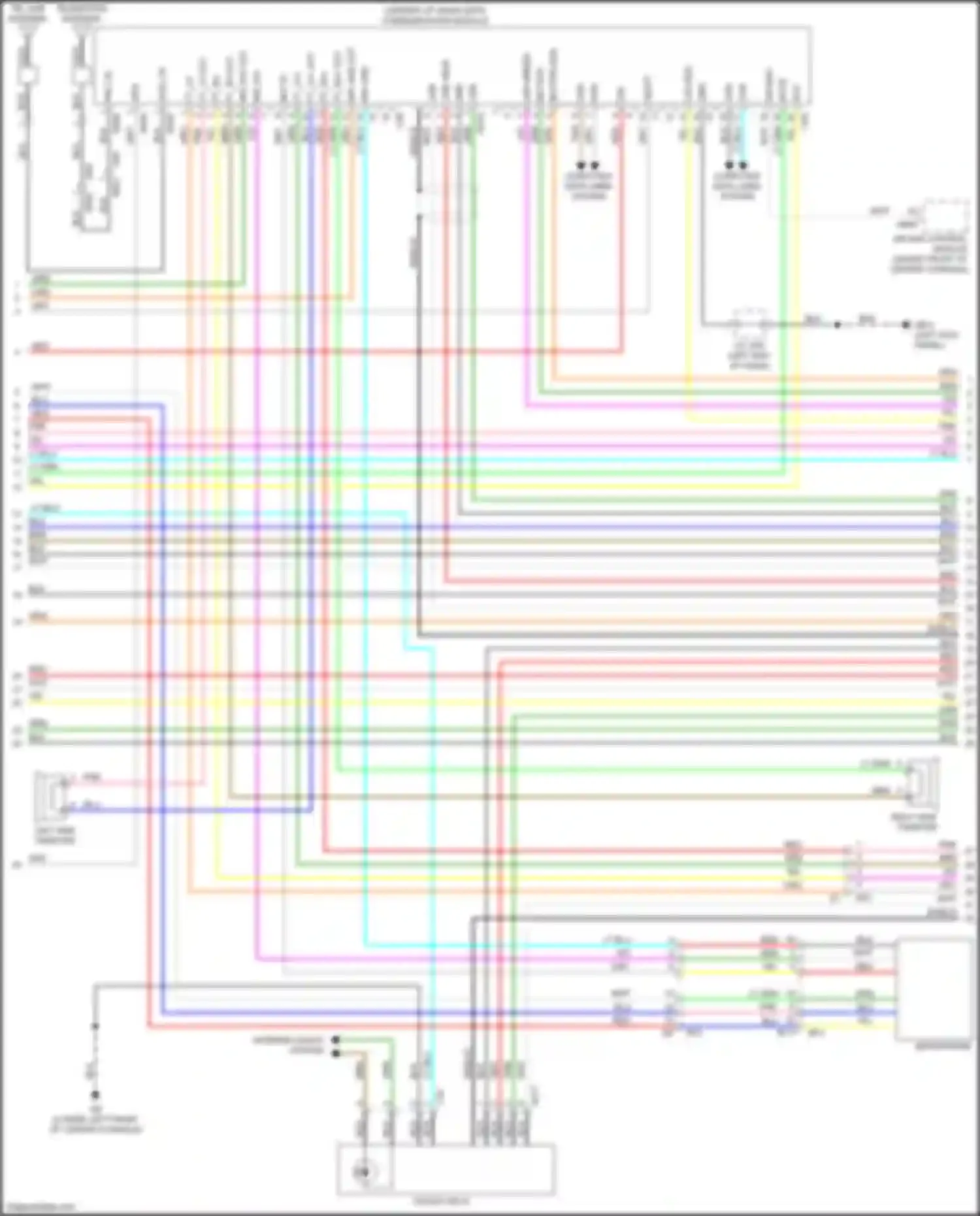 Legacy Subaru BW (2019-2024): Navigation circuit, w/ audio amplifier (2 of 4)