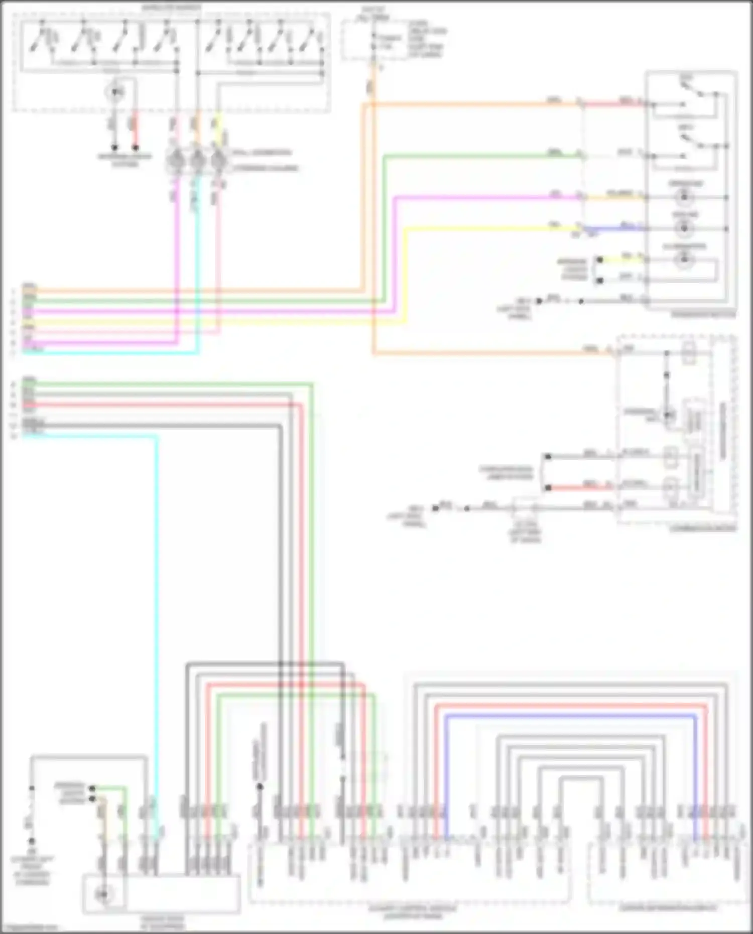 Legacy Subaru BW (2019-2024): Navigation circuit, w/o audio amplifier (3 of 3)