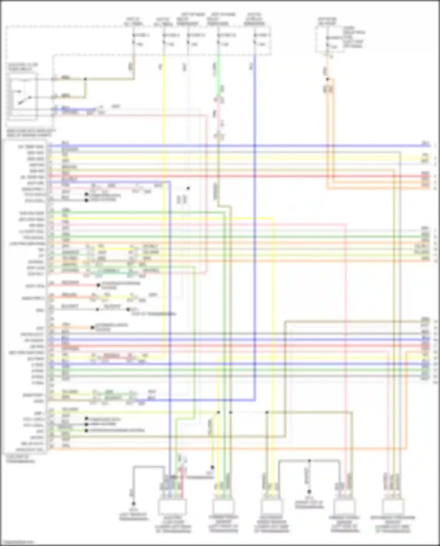 Legacy Subaru BW (2019-2024): 2.5l, transmission circuit (1 of 2)