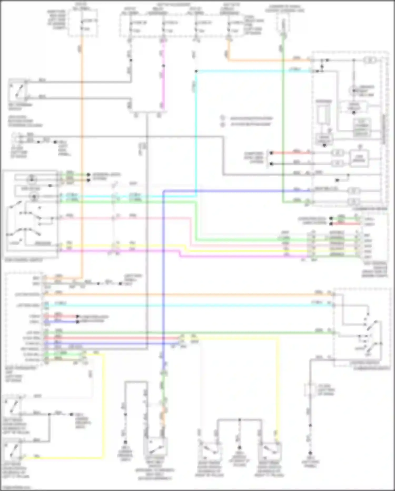 Legacy Subaru BW (2019-2024): Chime circuit