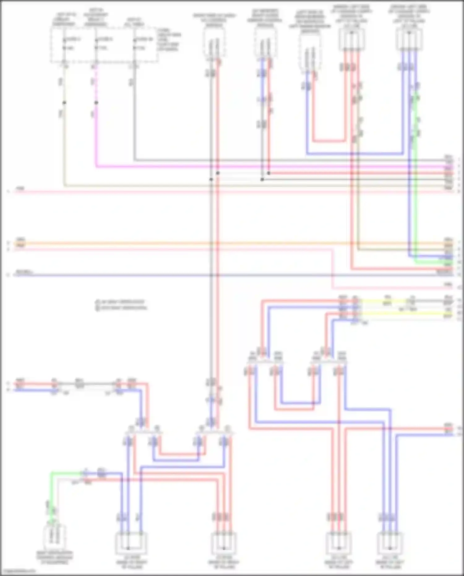 Wiring diagram b-can h for Subaru Legacy BW (2019-2024) (31 of 46)