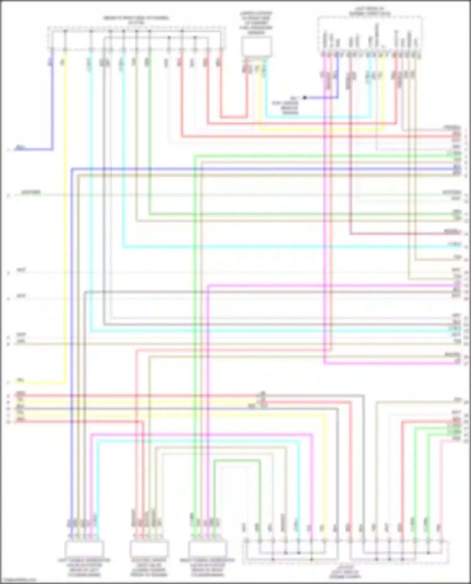 Wiring diagram blk for Subaru Legacy BW (2019-2024) (138 of 153)