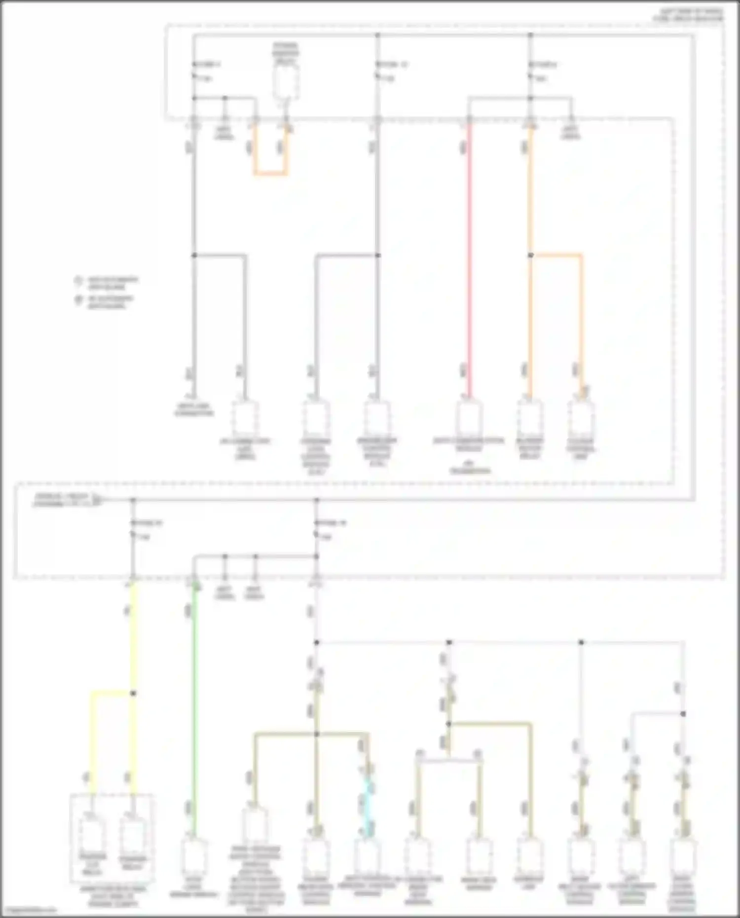 Wiring diagram blower motor relay for Subaru Legacy BW (2019-2024) (3 of 3)