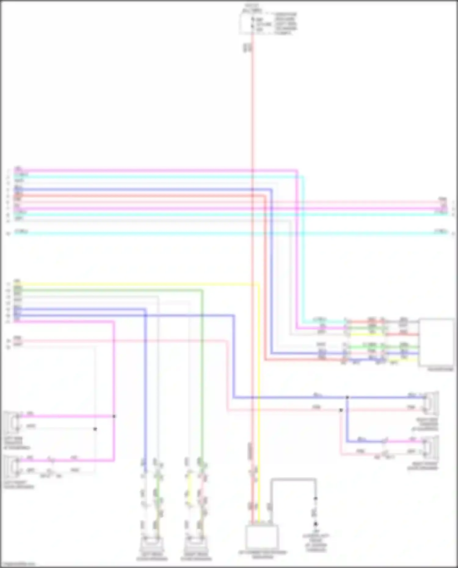 Wiring diagram blu for Subaru Legacy BW (2019-2024) (96 of 140)