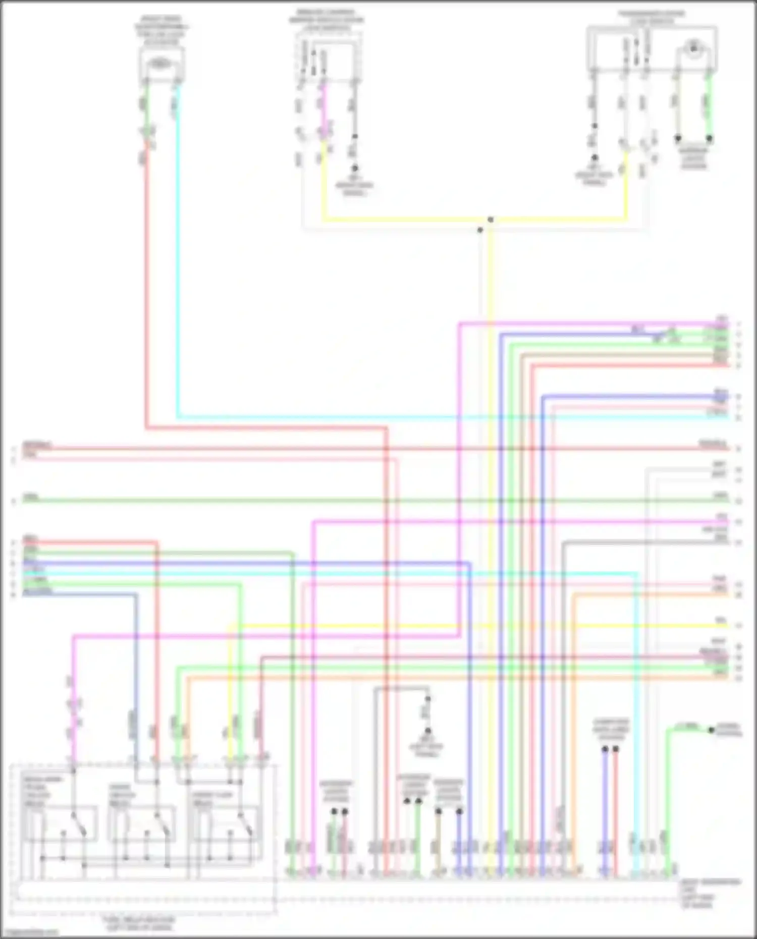 Wiring diagram blu for Subaru Legacy BW (2019-2024) (78 of 140)