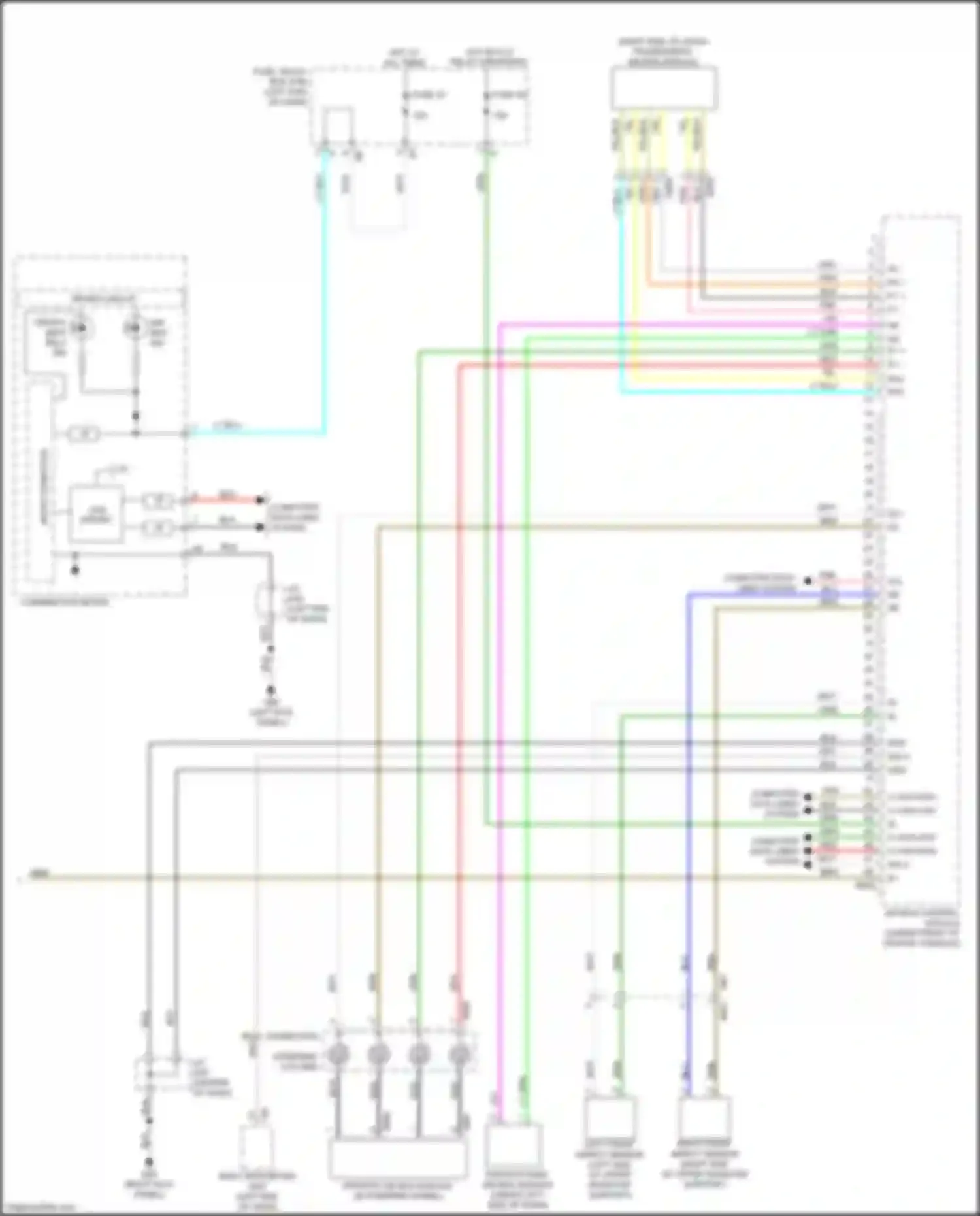 Wiring diagram computer data lines system for Subaru Legacy BW (2019-2024) (8 of 92)