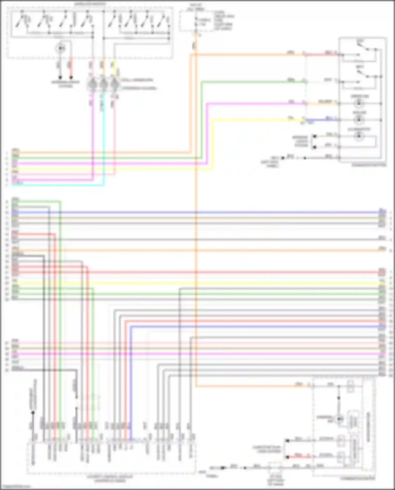 Wiring diagram deck d+ for Subaru Legacy BW (2019-2024) (1 of 6)