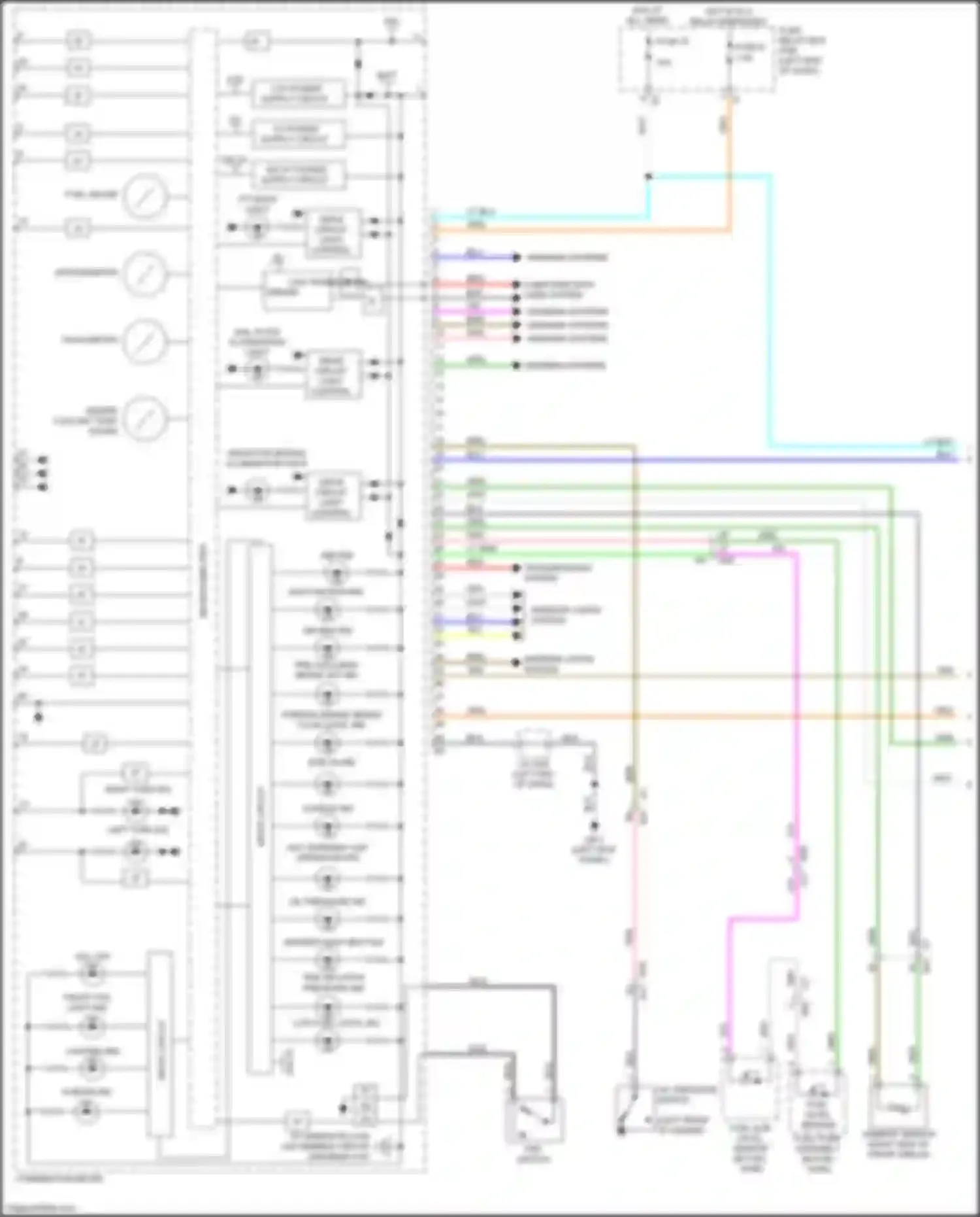 Wiring diagram epb on ind for Subaru Legacy BW (2019-2024) (3 of 5)
