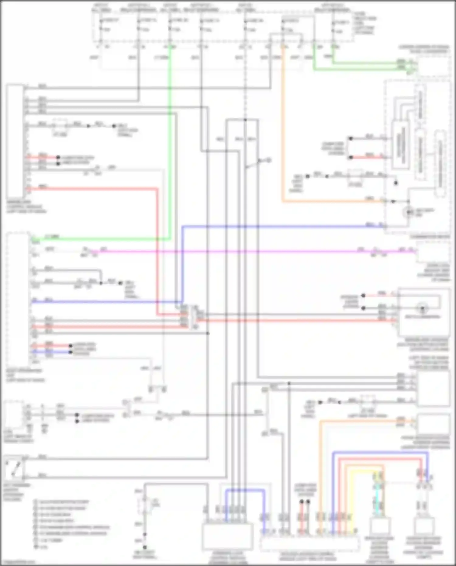Wiring diagram fuse 6 for Subaru Legacy BW (2019-2024) (29 of 35)