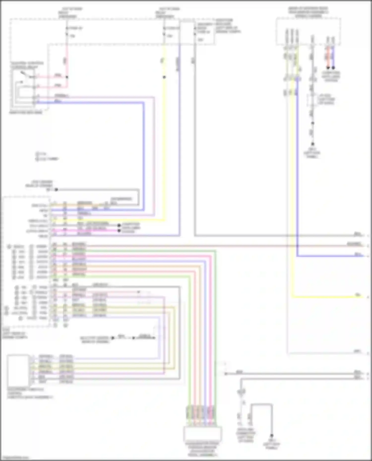 Wiring diagram grn/blk for Subaru Legacy BW (2019-2024) (3 of 13)