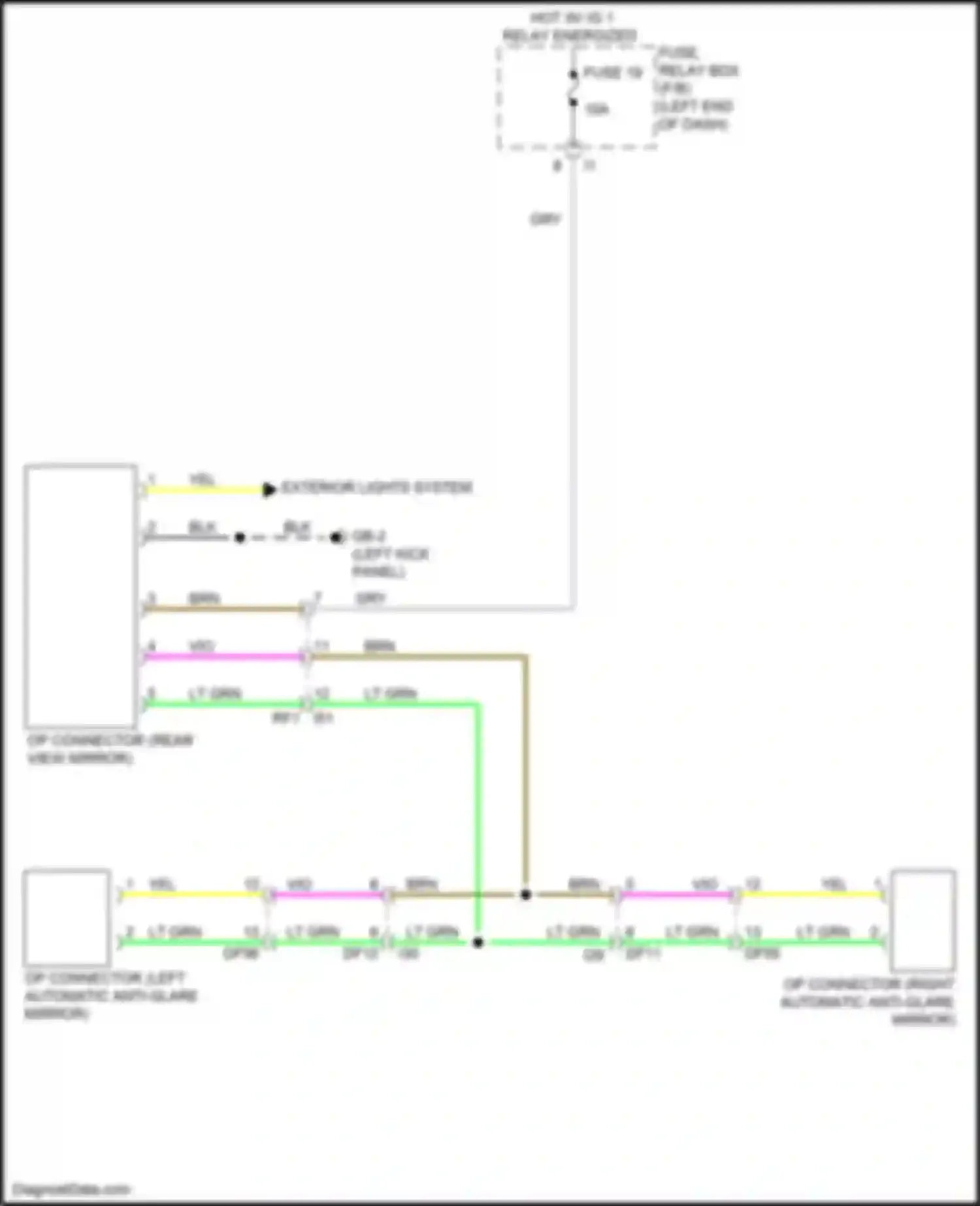 Wiring diagram gry for Subaru Legacy BW (2019-2024) (92 of 115)