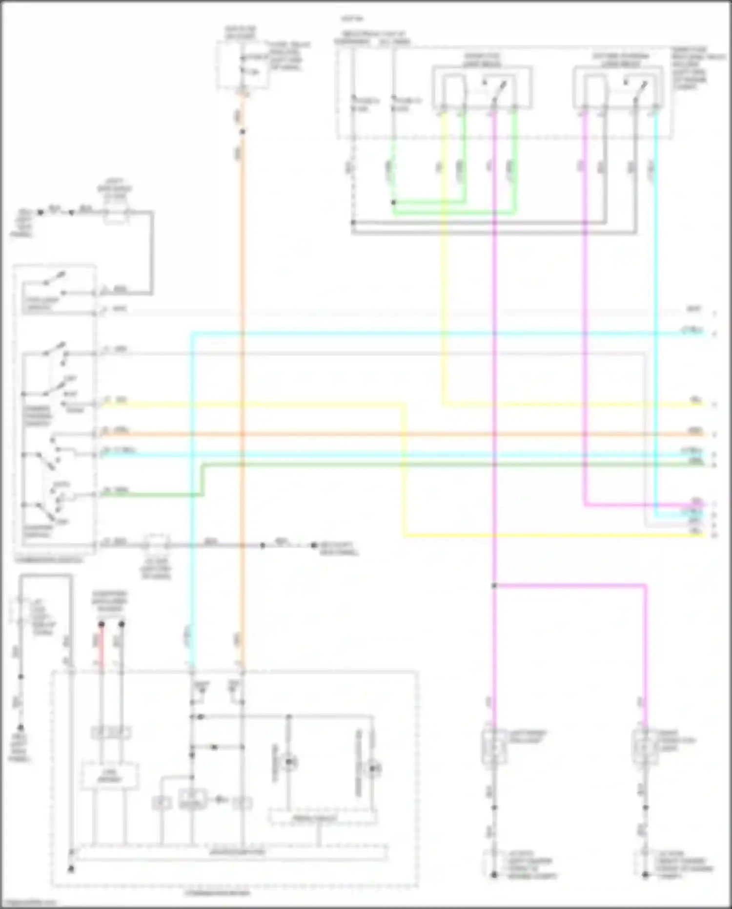 Wiring diagram hi-beam ind for Subaru Legacy BW (2019-2024) (1 of 2)