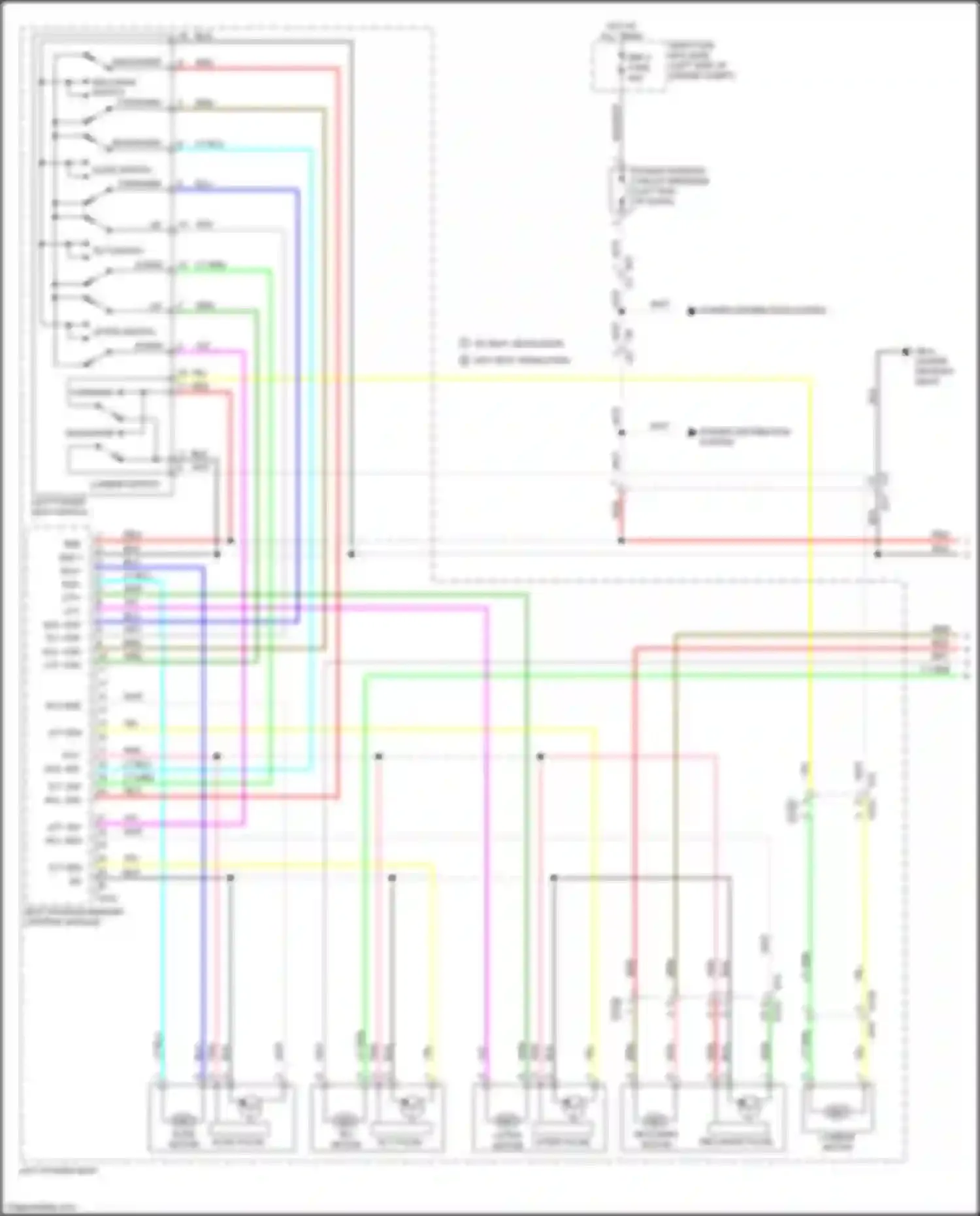 Wiring diagram hot at all times for Subaru Legacy BW (2019-2024) (77 of 90)