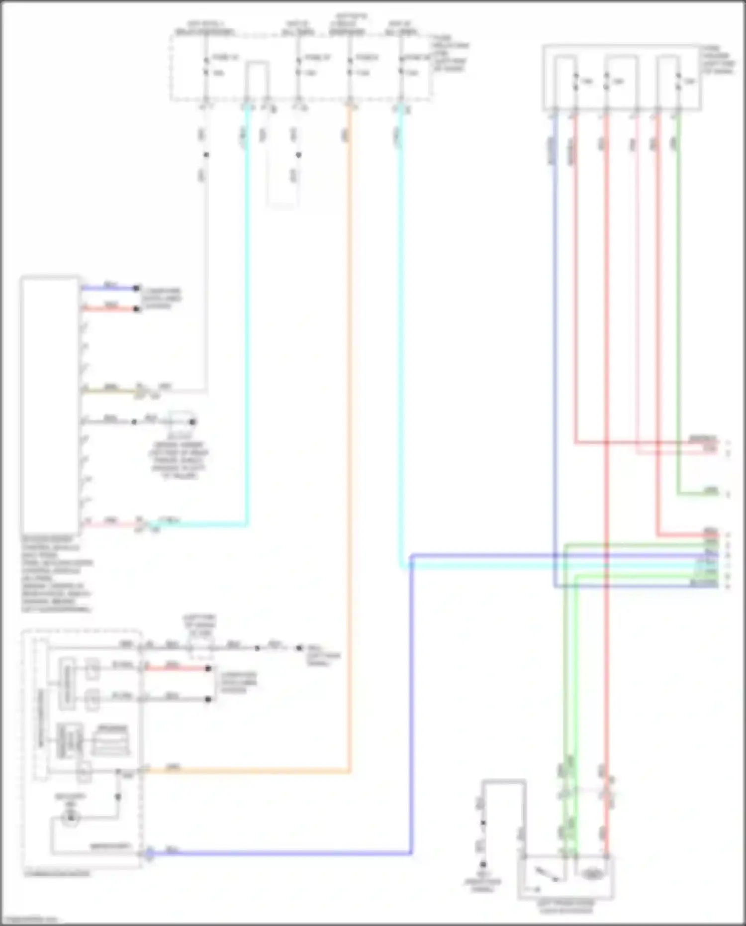 Wiring diagram hot w/ ig 2 relay energized for Subaru Legacy BW (2019-2024) (3 of 20)
