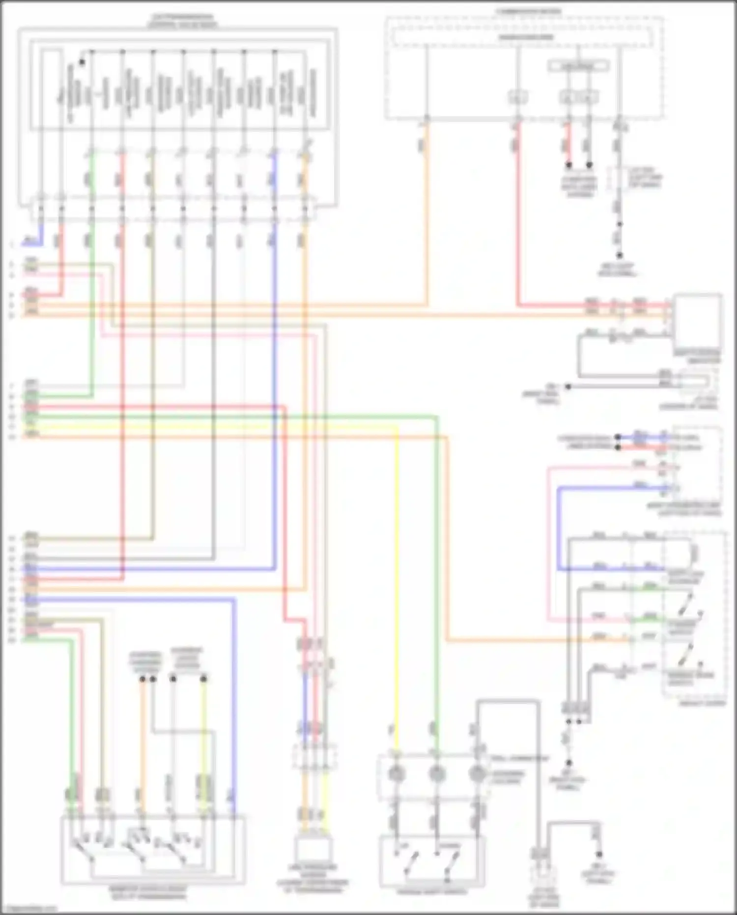 Wiring diagram i/f i/f for Subaru Legacy BW (2019-2024) (1 of 5)
