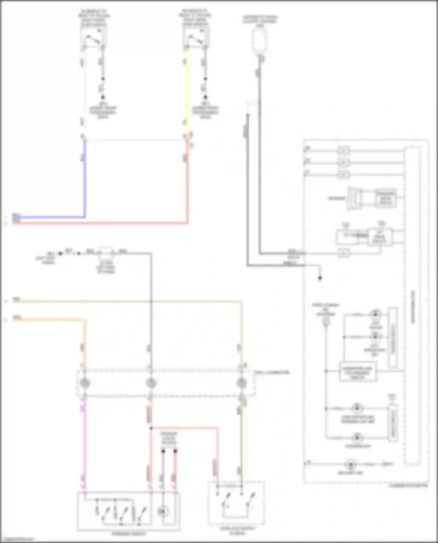 Wiring diagram lane departure warning off ind for Subaru Legacy BW (2019-2024) (1 of 1)