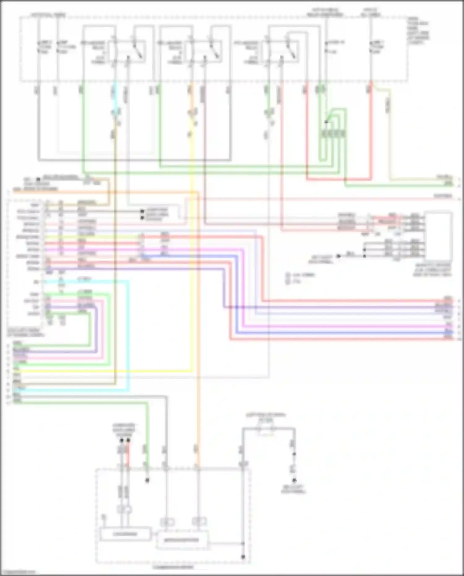 Wiring diagram lt blu for Subaru Legacy BW (2019-2024) (3 of 115)