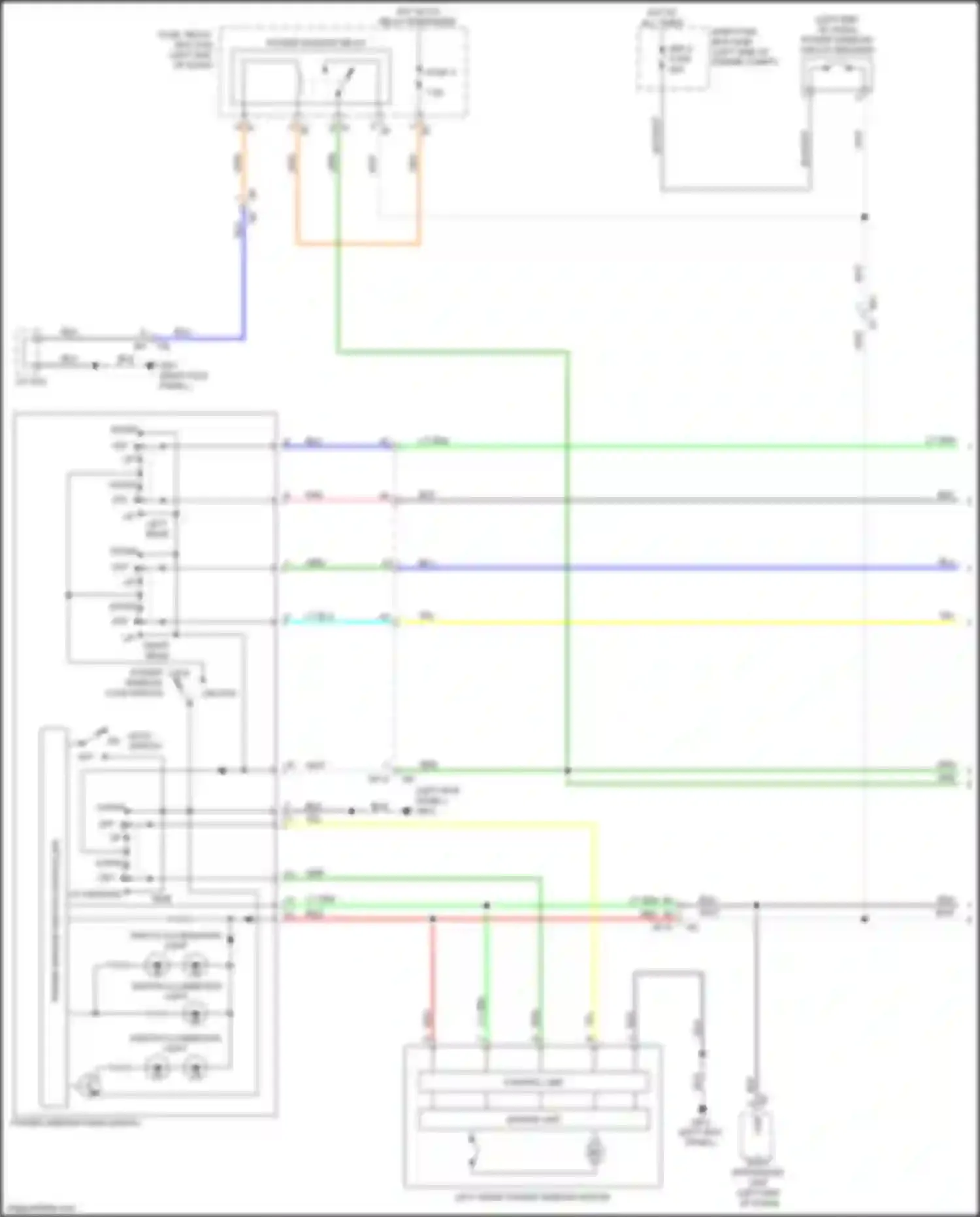 Wiring diagram lt grn for Subaru Legacy BW (2019-2024) (32 of 107)