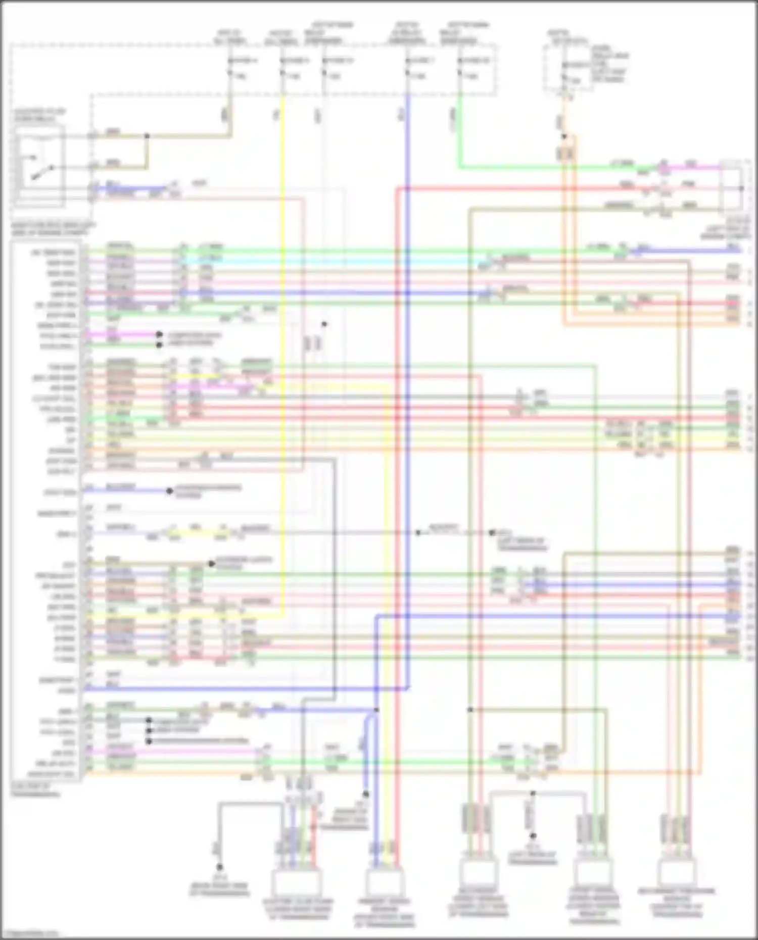 Wiring diagram main pwr 3 for Subaru Legacy BW (2019-2024) (1 of 2)
