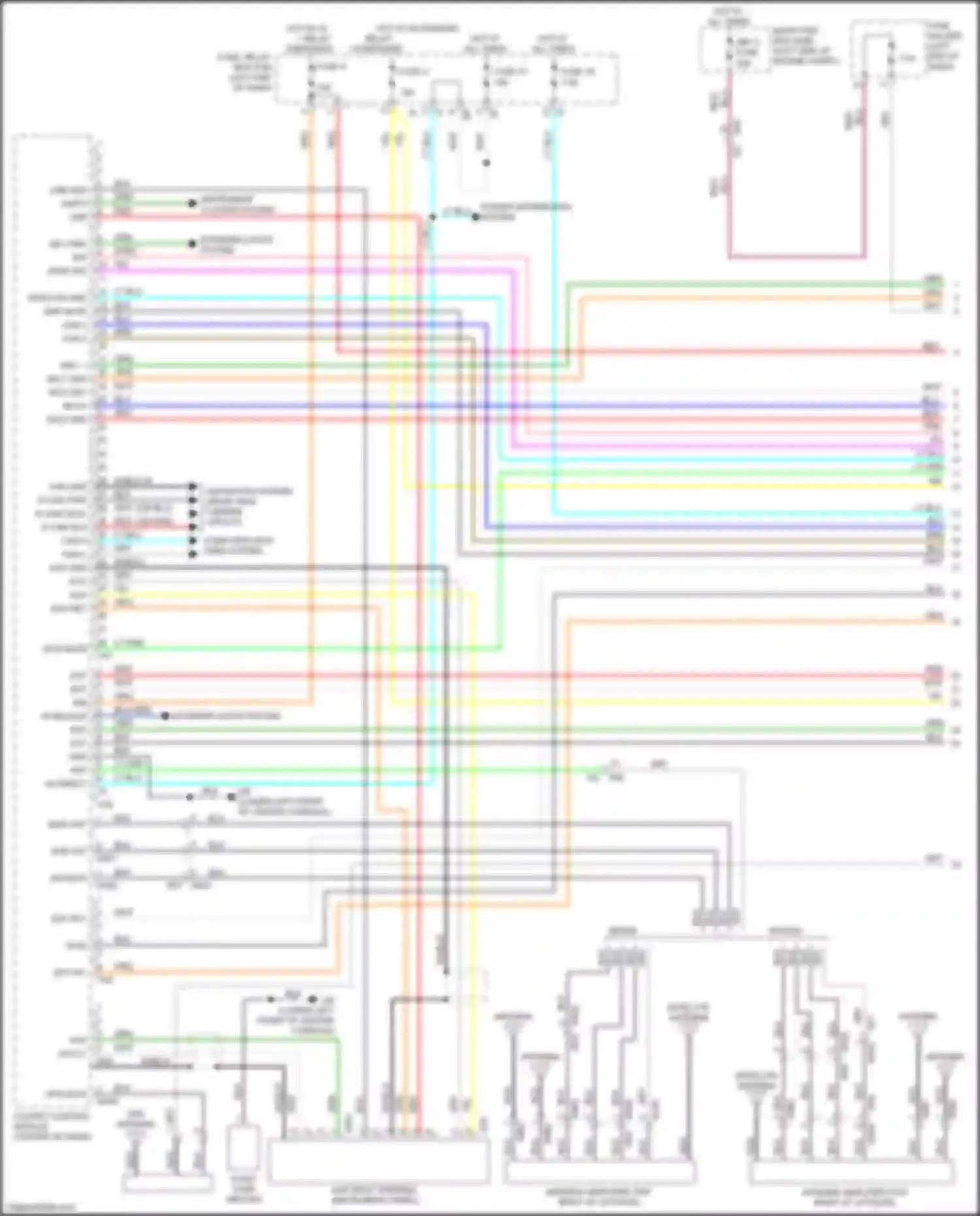 Wiring diagram nca for Subaru Legacy BW (2019-2024) (39 of 54)