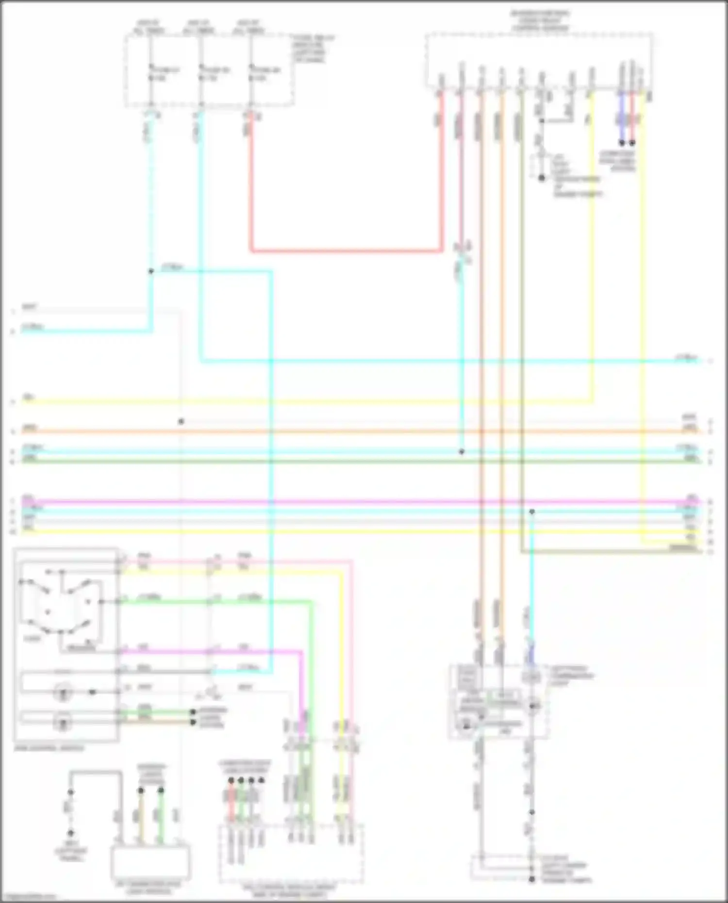 Wiring diagram pnk for Subaru Legacy BW (2019-2024) (21 of 121)