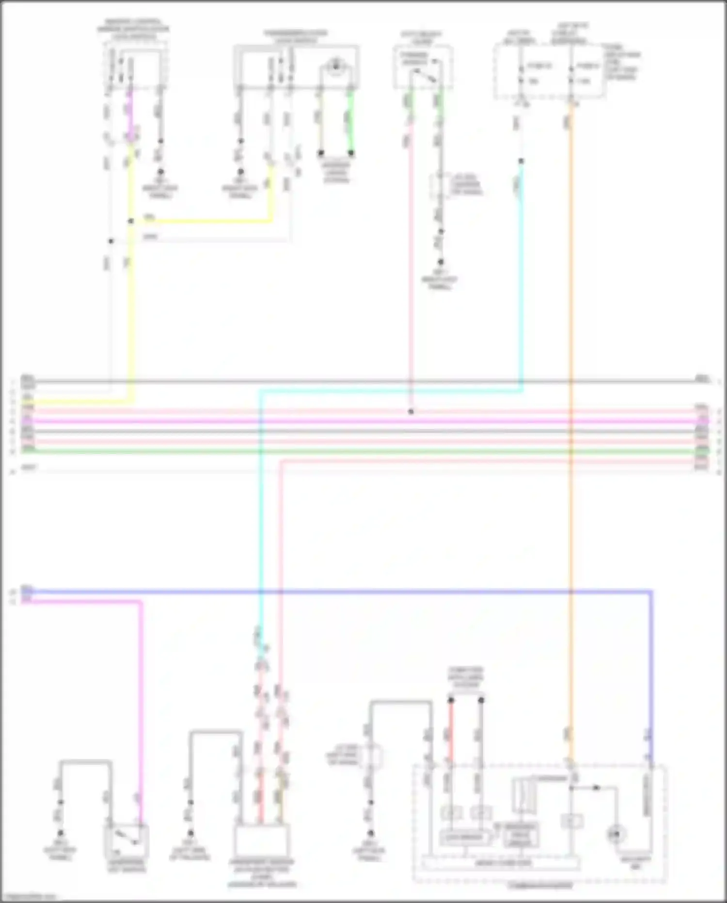 Wiring diagram pnk for Subaru Legacy BW (2019-2024) (76 of 121)