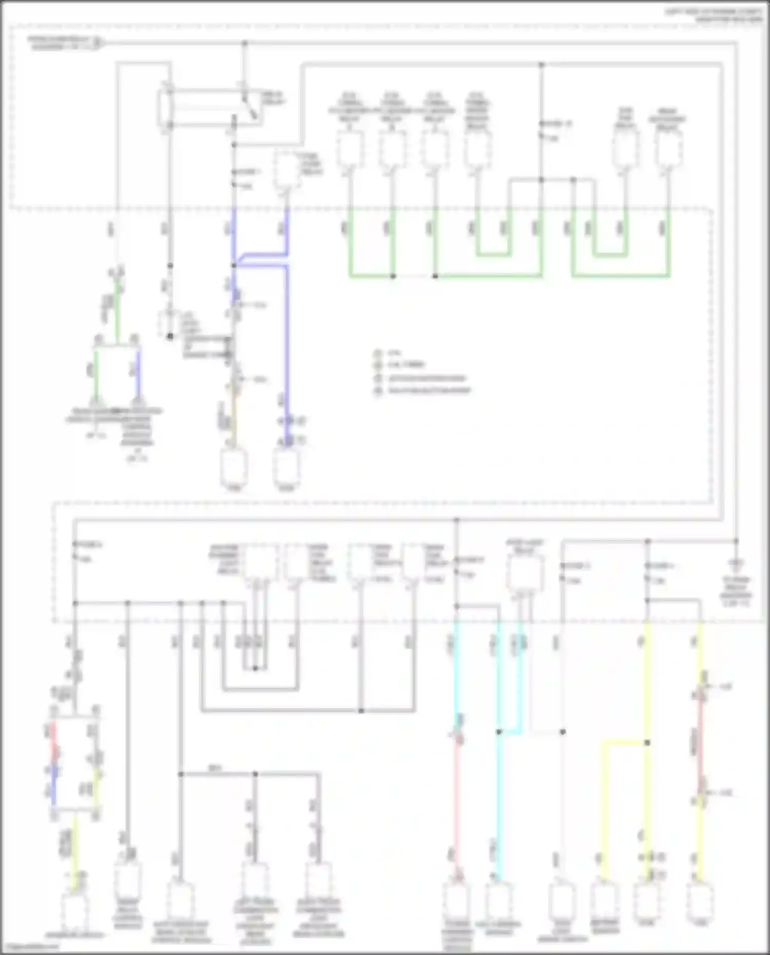 Wiring diagram power steering control module for Subaru Legacy BW (2019-2024) (5 of 5)