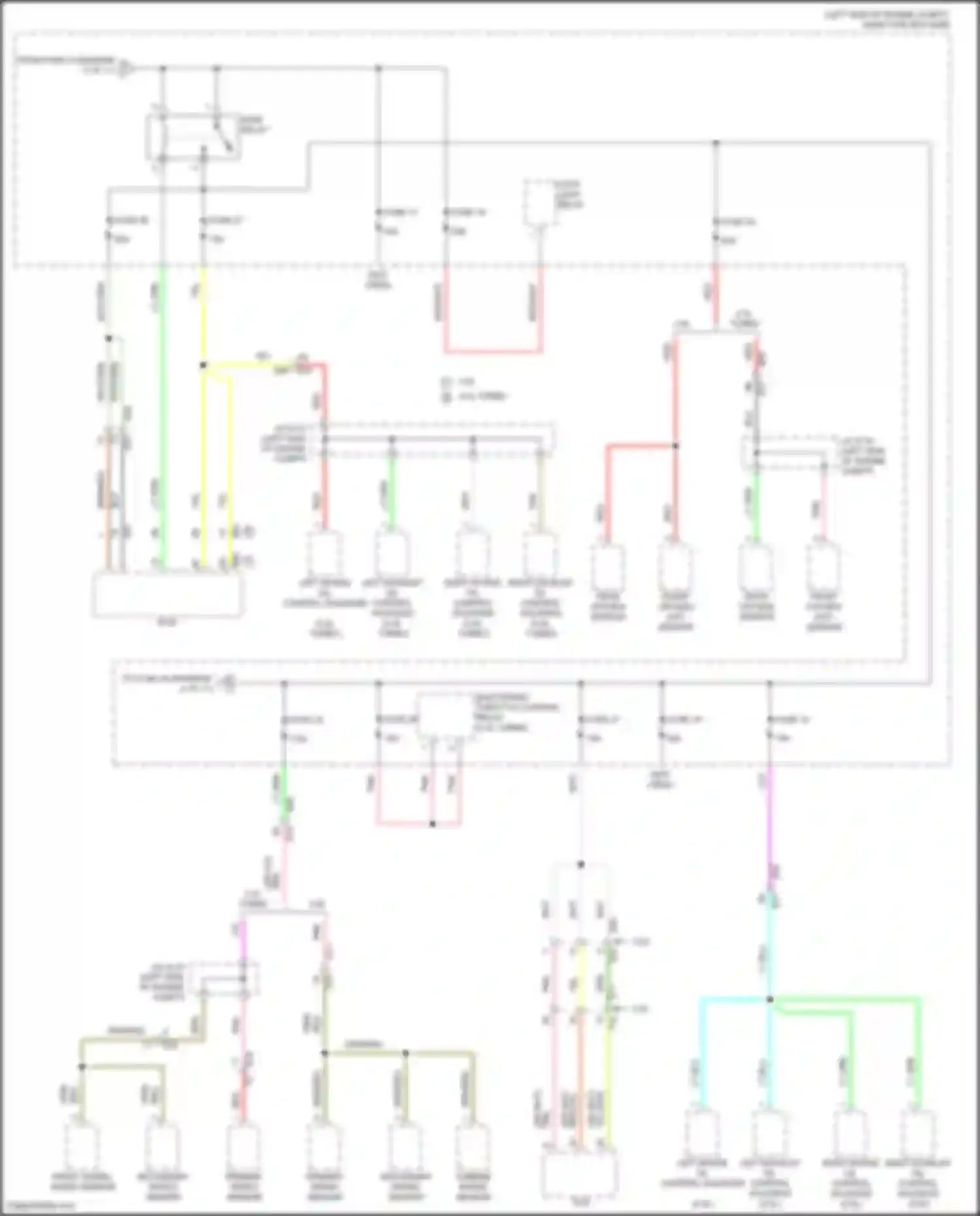 Wiring diagram red/yel for Subaru Legacy BW (2019-2024) (4 of 15)